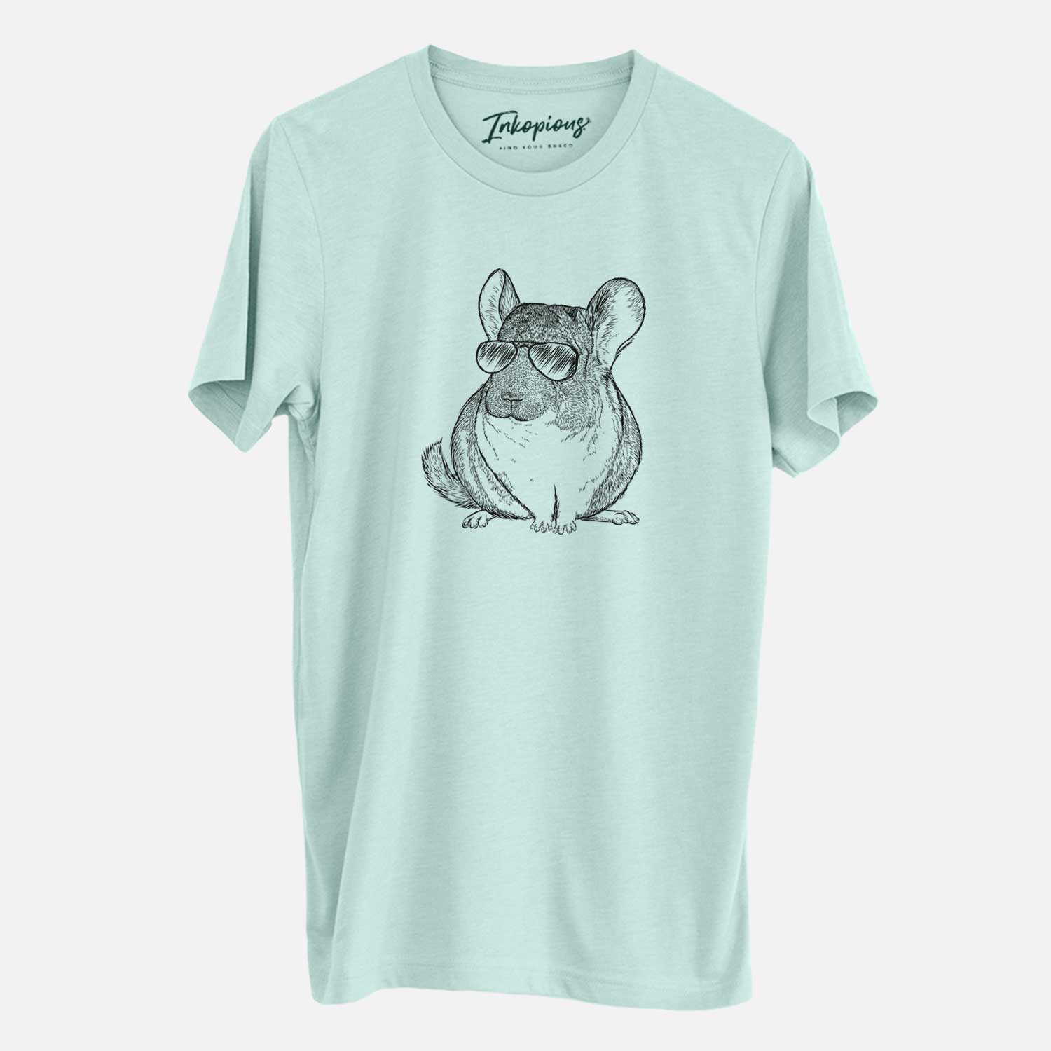 Aviator Cheddar the Chinchilla - Unisex Crewneck