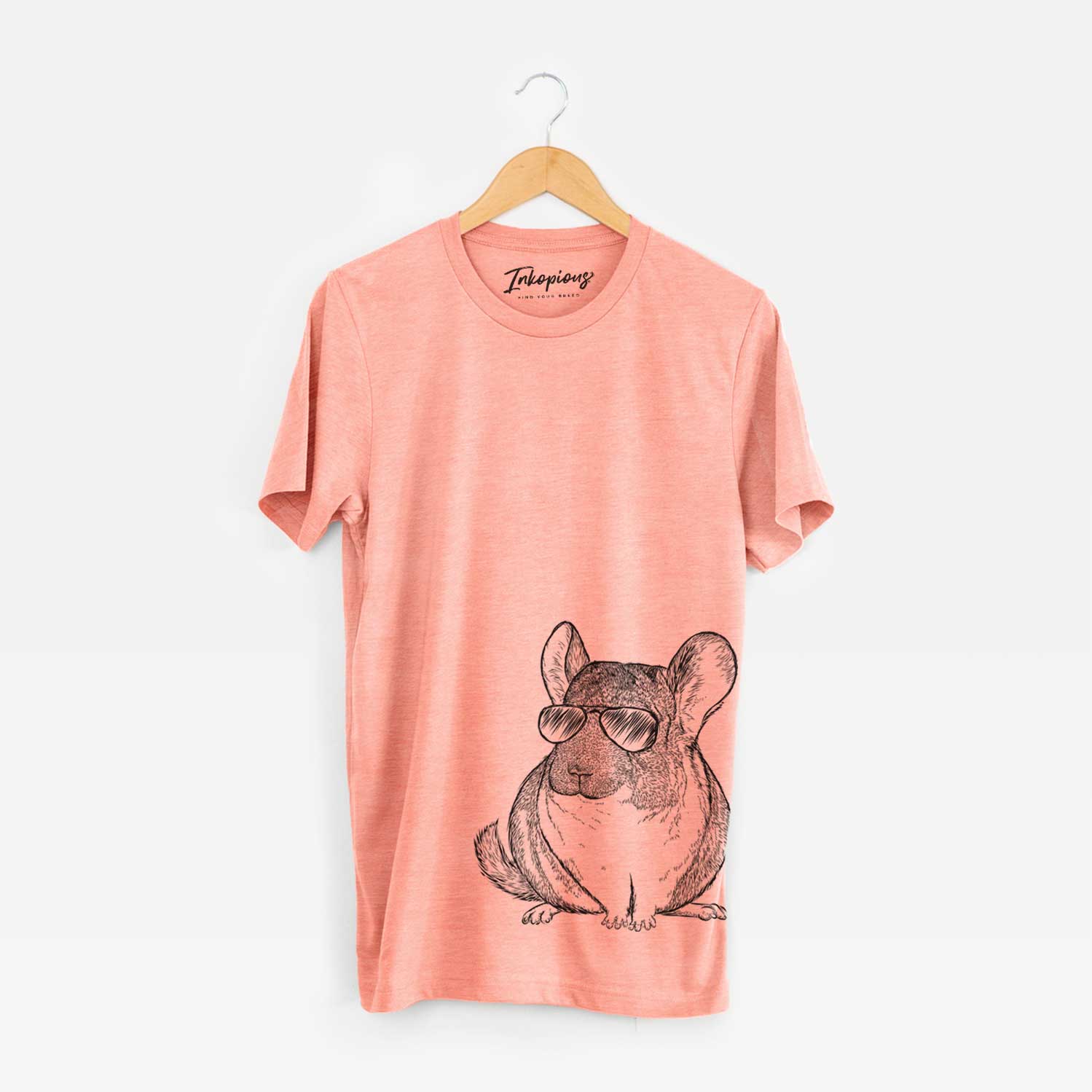 Aviator Cheddar the Chinchilla - Unisex Crewneck