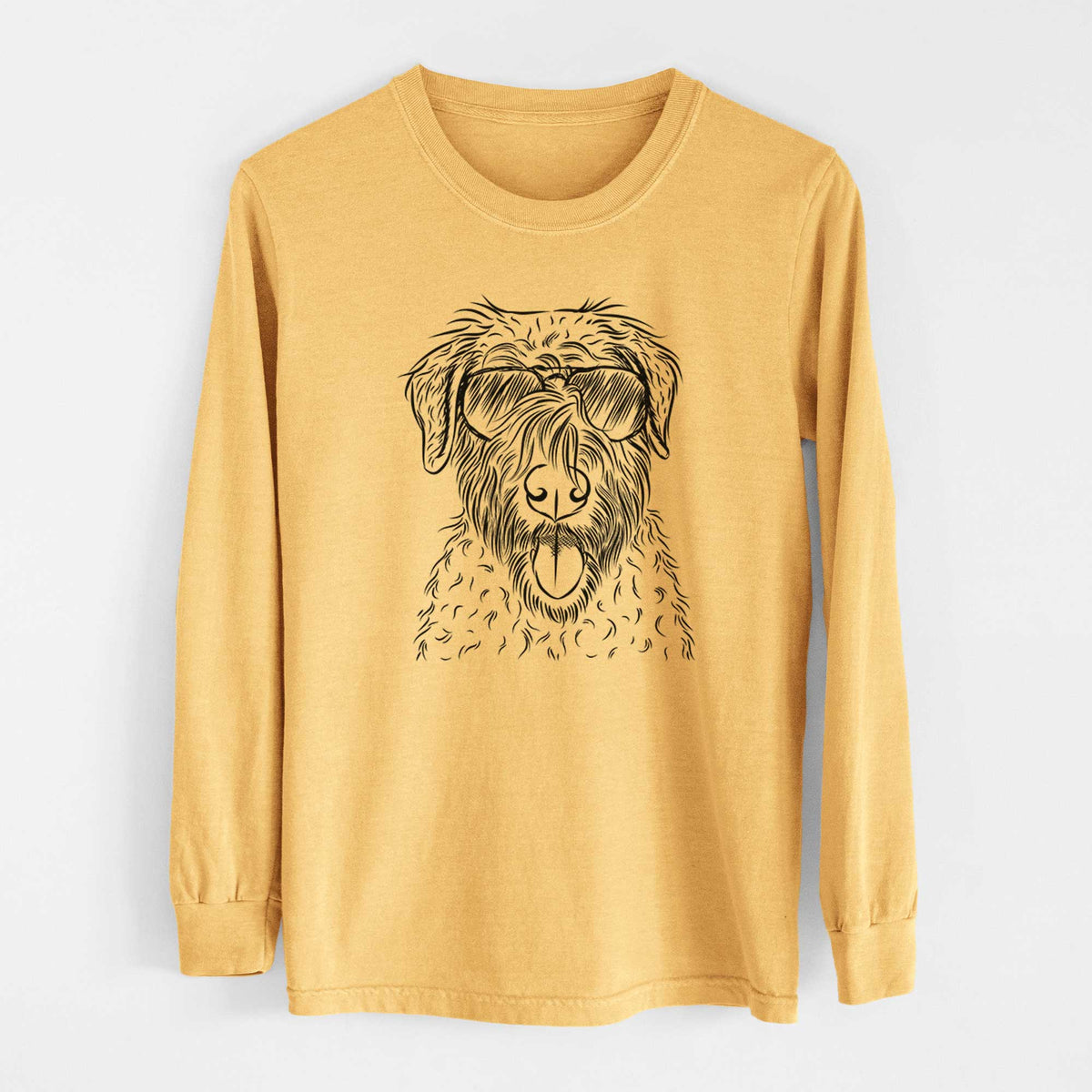 Aviators Chester the Soft Coated Wheaten Terrier - Heavyweight 100% Cotton Long Sleeve