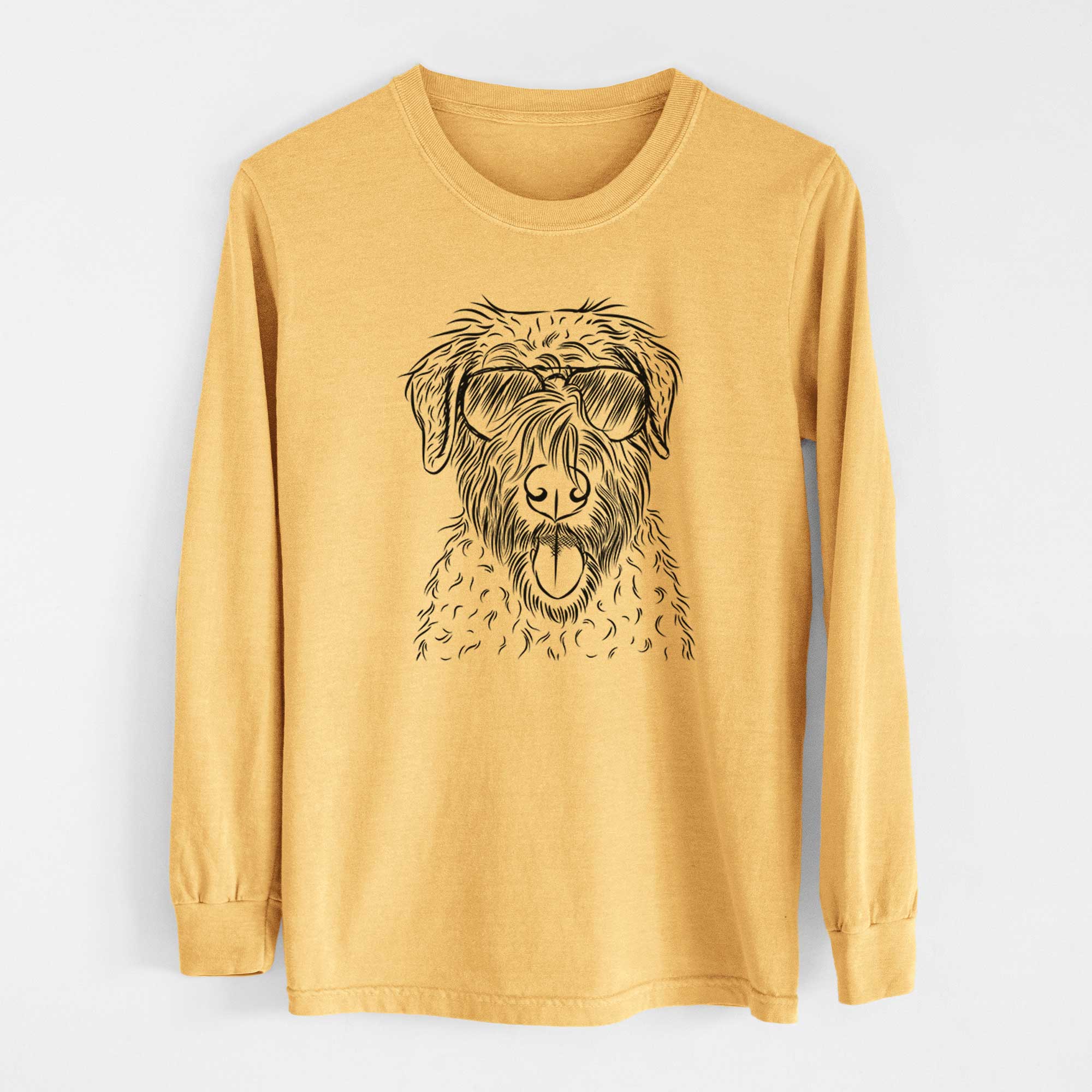 Aviators Chester the Soft Coated Wheaten Terrier - Heavyweight 100% Cotton Long Sleeve