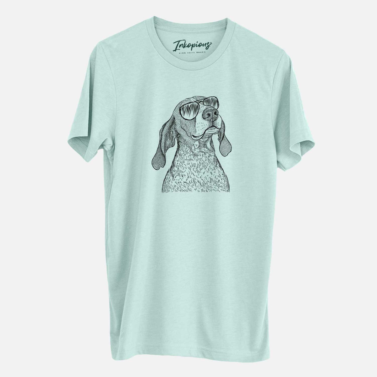 Aviator Chester the Red Tick Coonhound - Unisex Crewneck