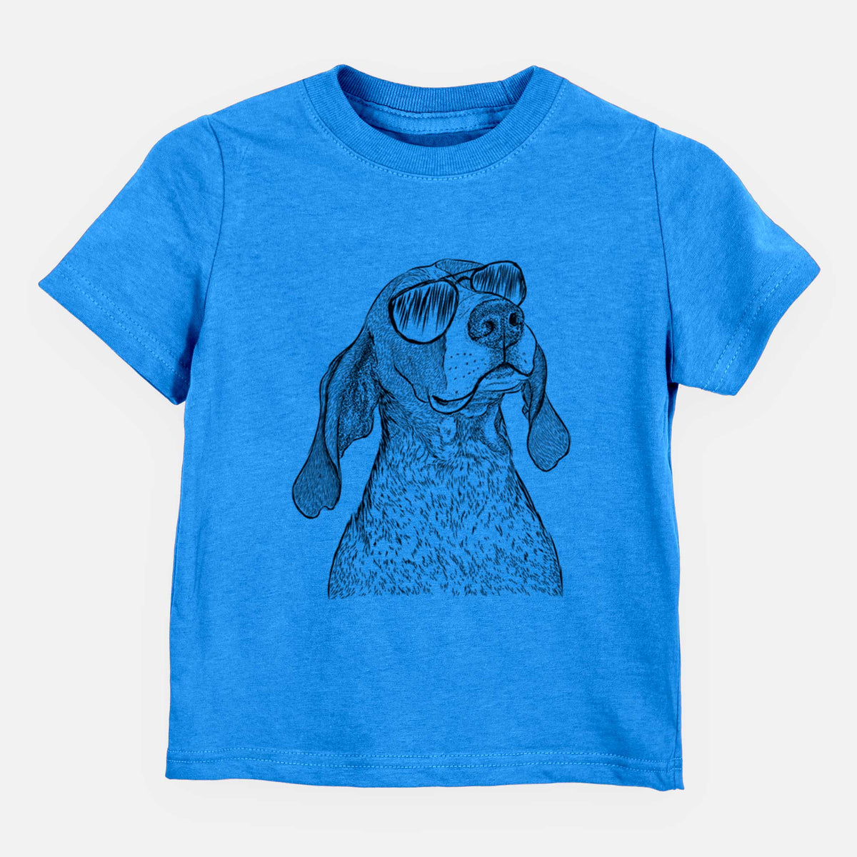 Aviator Chester the Red Tick Coonhound - Kids/Youth/Toddler Shirt