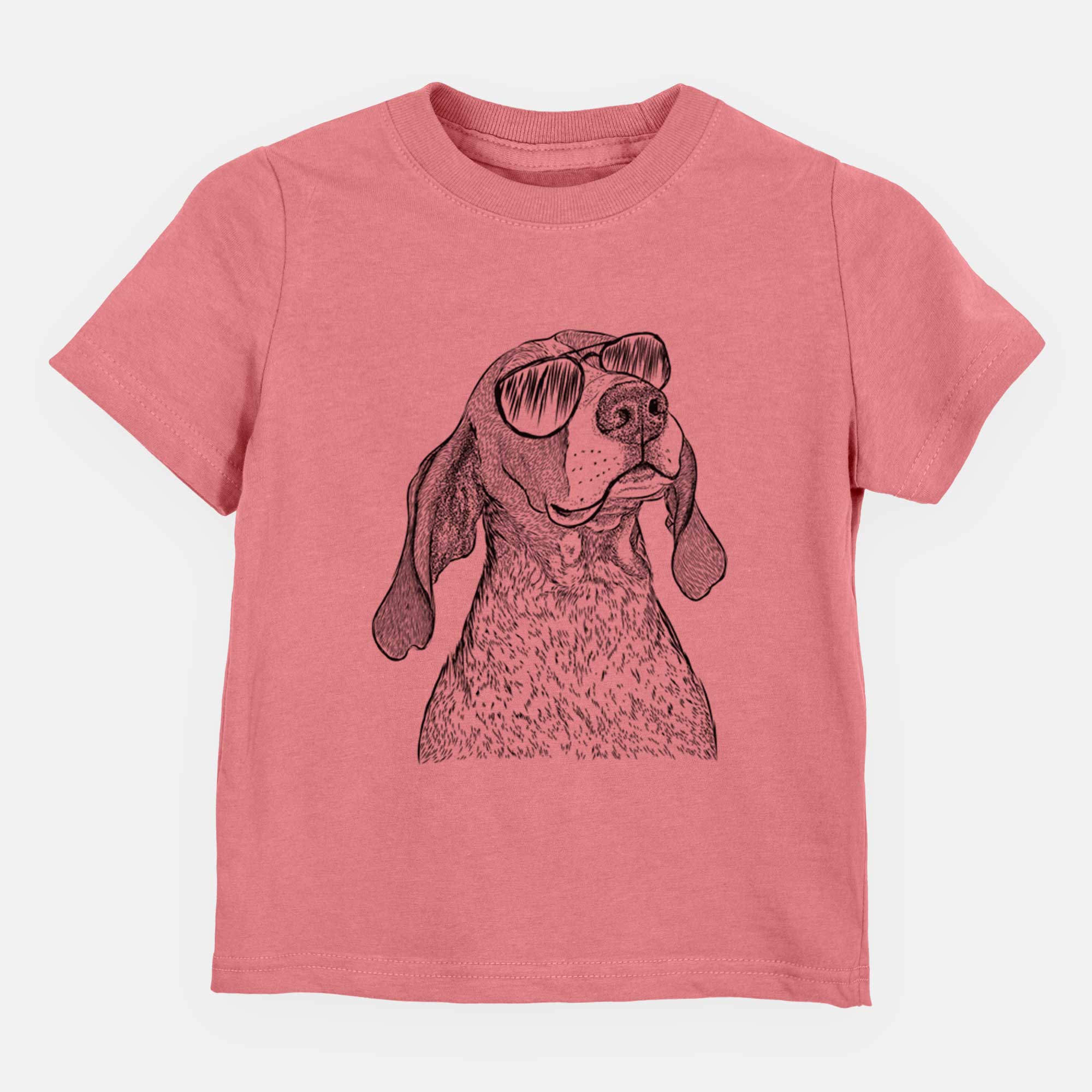 Aviator Chester the Red Tick Coonhound - Kids/Youth/Toddler Shirt