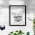 Chew Chew the French Bulldog Art Print