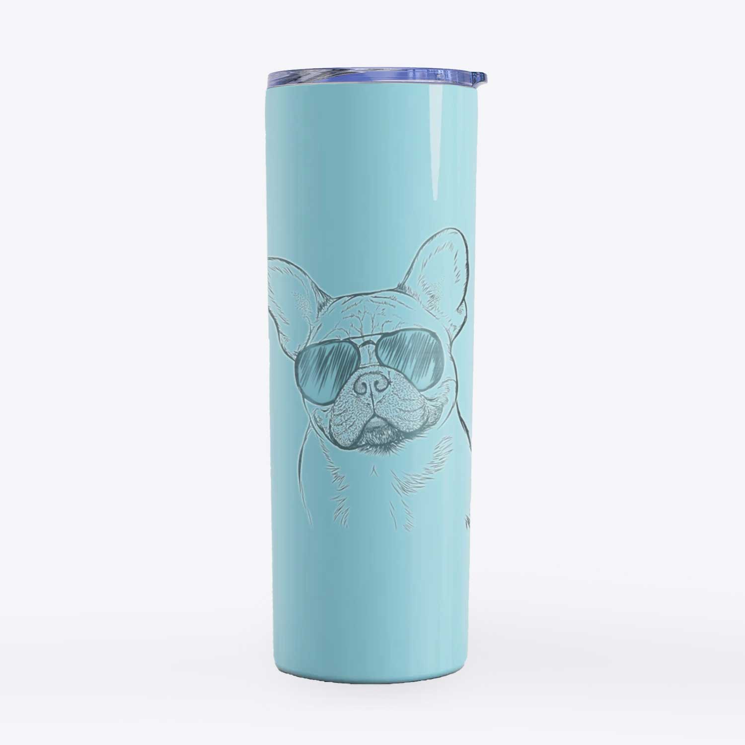 Chew Chew the French Bulldog - 20oz Skinny Tumbler