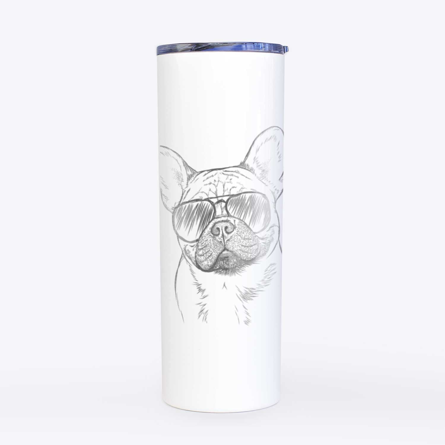 Chew Chew the French Bulldog - 20oz Skinny Tumbler