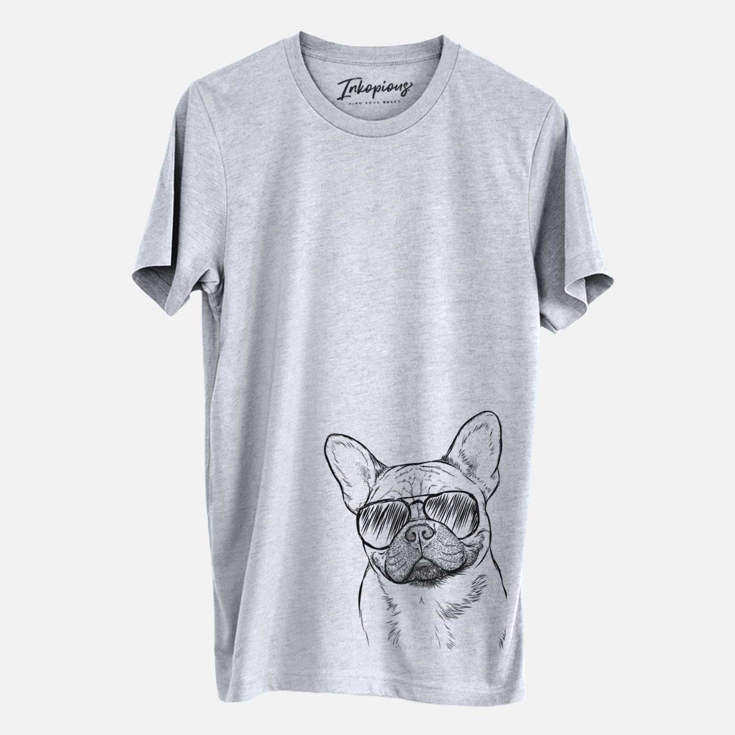 Aviator Chew Chew the French Bulldog - Unisex Crewneck