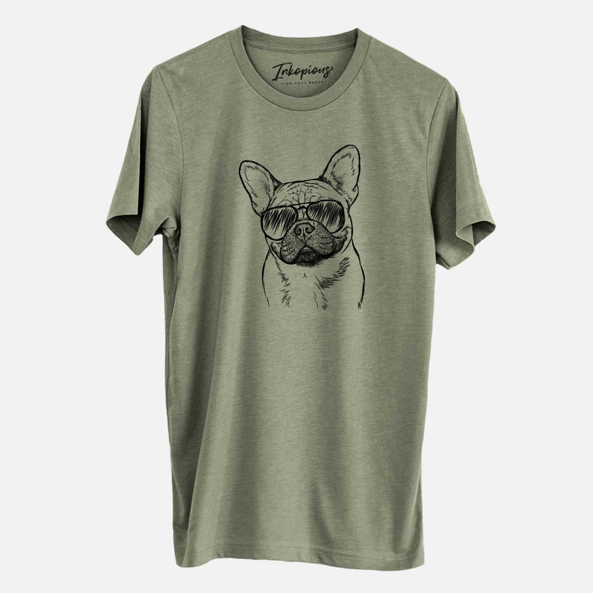 Aviator Chew Chew the French Bulldog - Unisex Crewneck