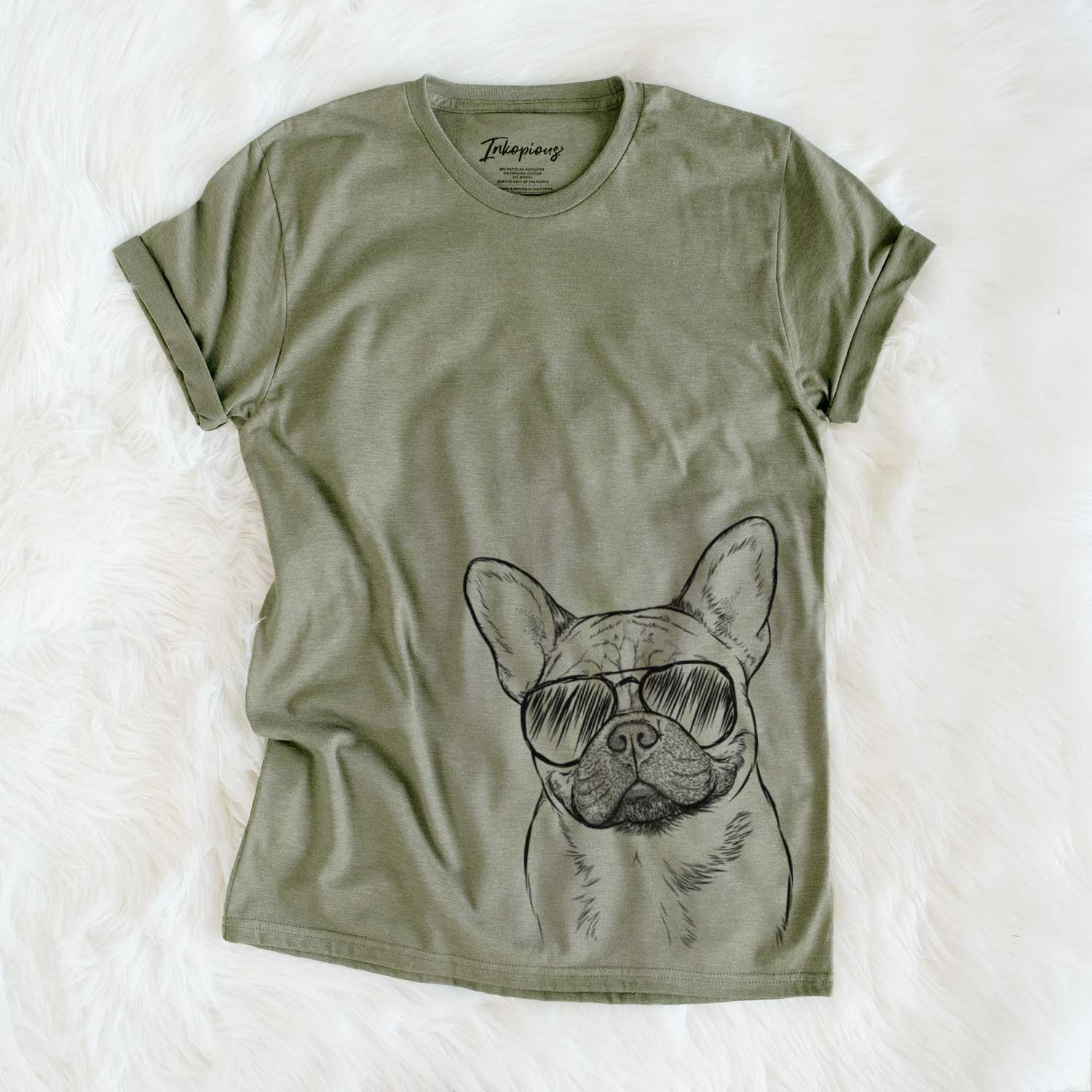 Aviator Chew Chew the French Bulldog - Unisex Crewneck