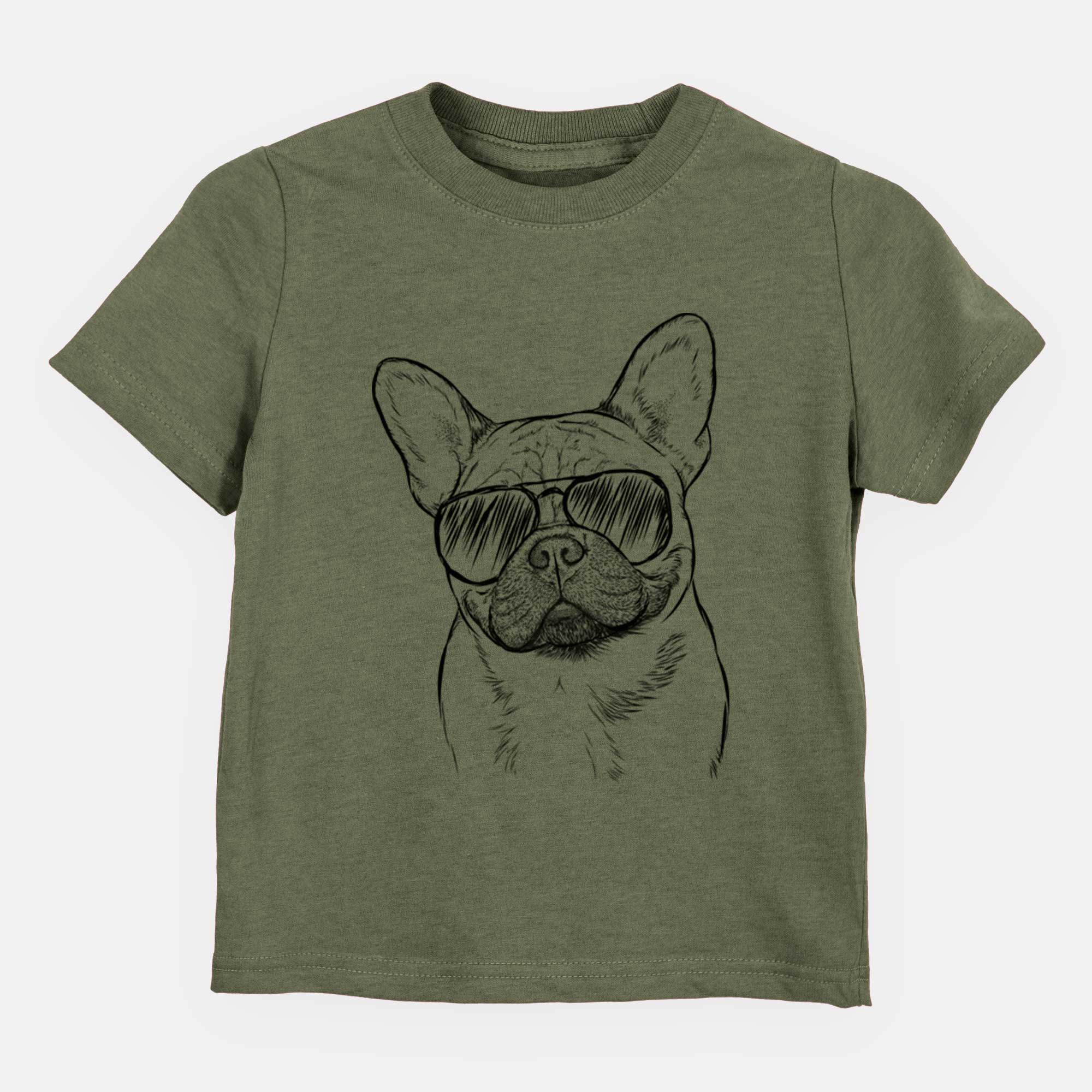 Aviator Chew Chew the French Bulldog - Kids/Youth/Toddler Shirt