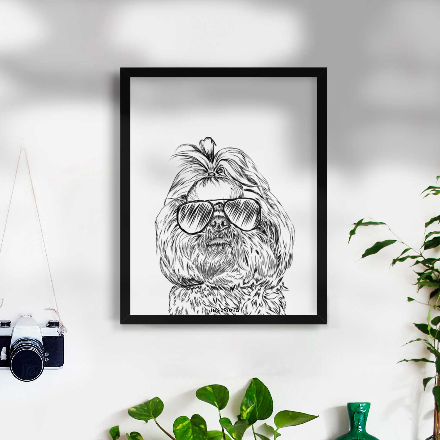 Chewie the Shih Tzu Art Print