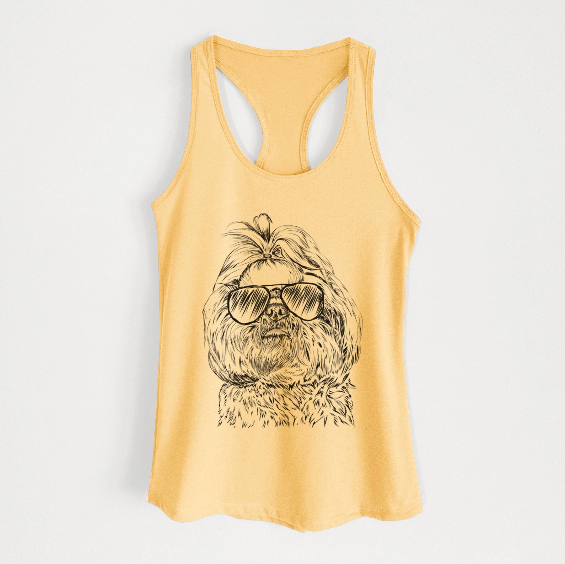 Chewie the Shih Tzu - Women's Racerback Tanktop