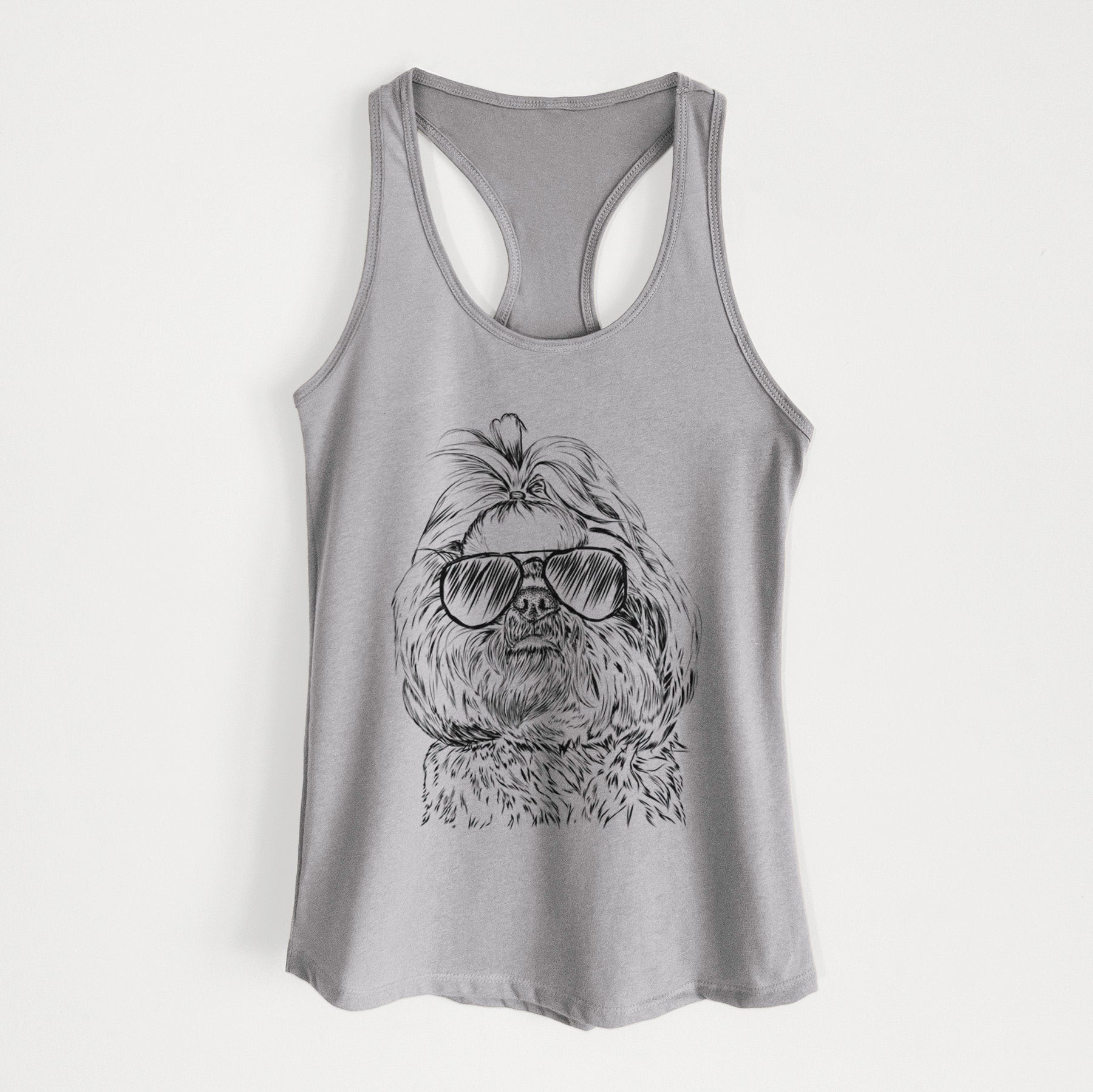 Chewie the Shih Tzu - Women's Racerback Tanktop