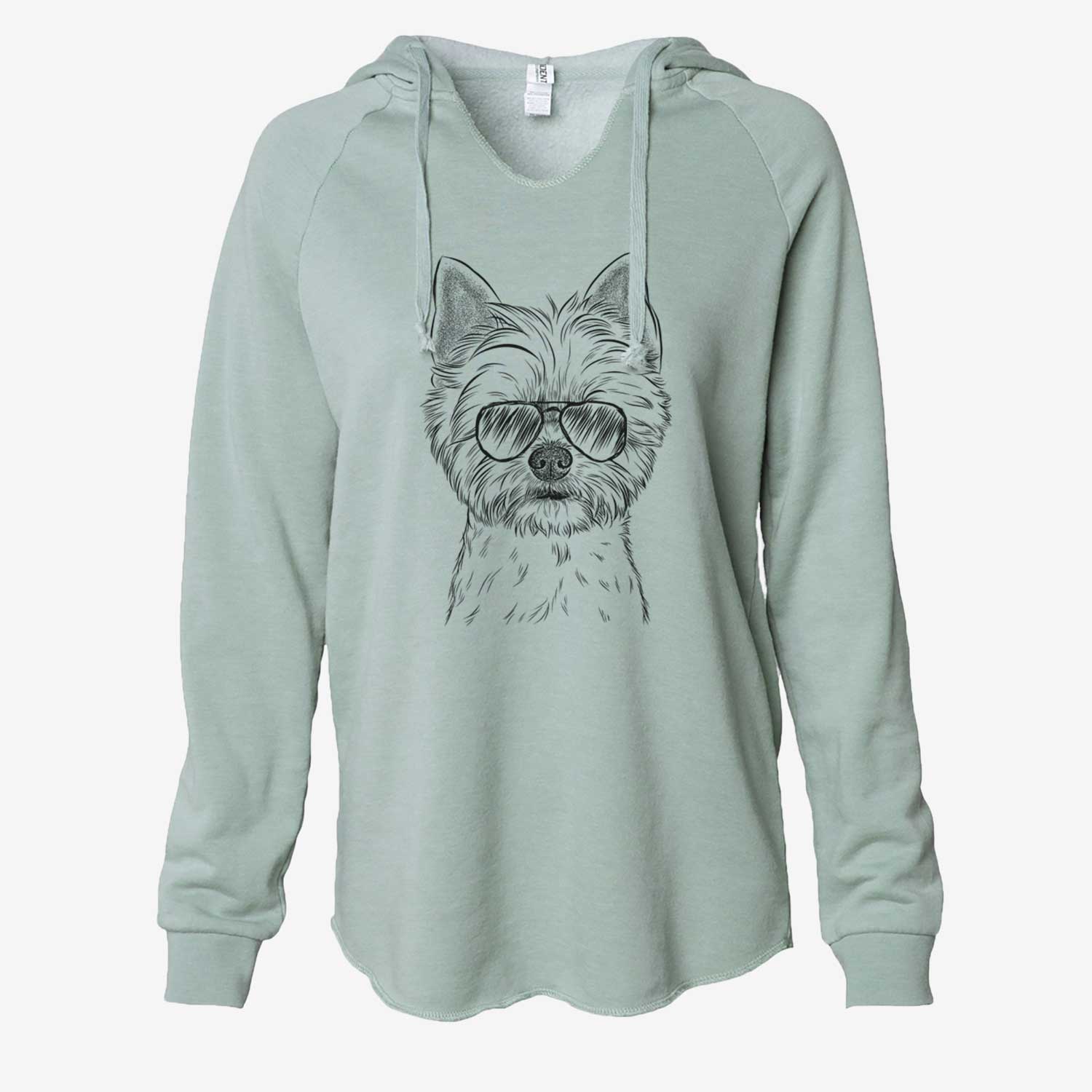 Chewy the Yorkshire Terrier - Cali Wave Hooded Sweatshirt