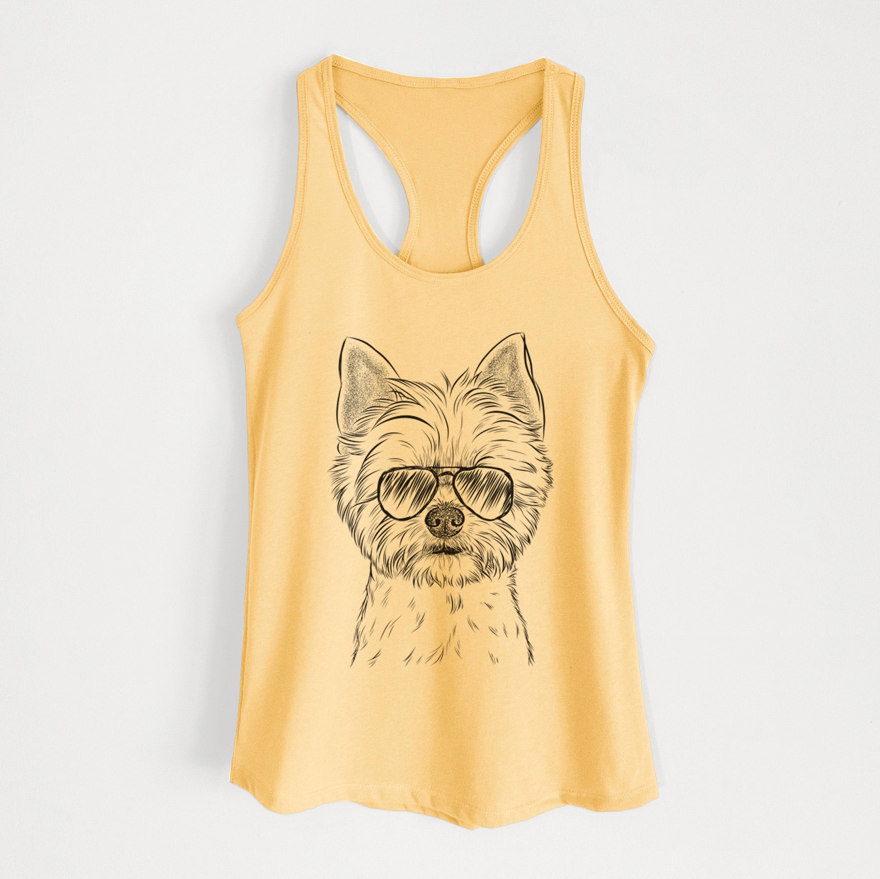 Chewy the Yorkshire Terrier - Women's Racerback Tanktop