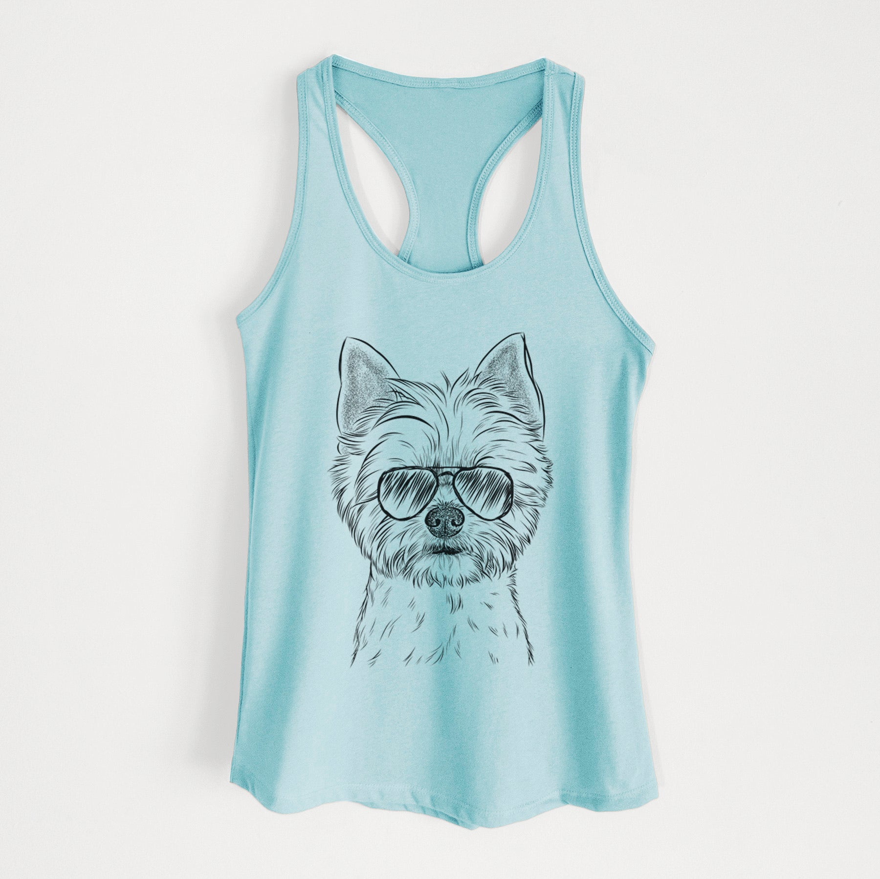 Chewy the Yorkshire Terrier - Women's Racerback Tanktop