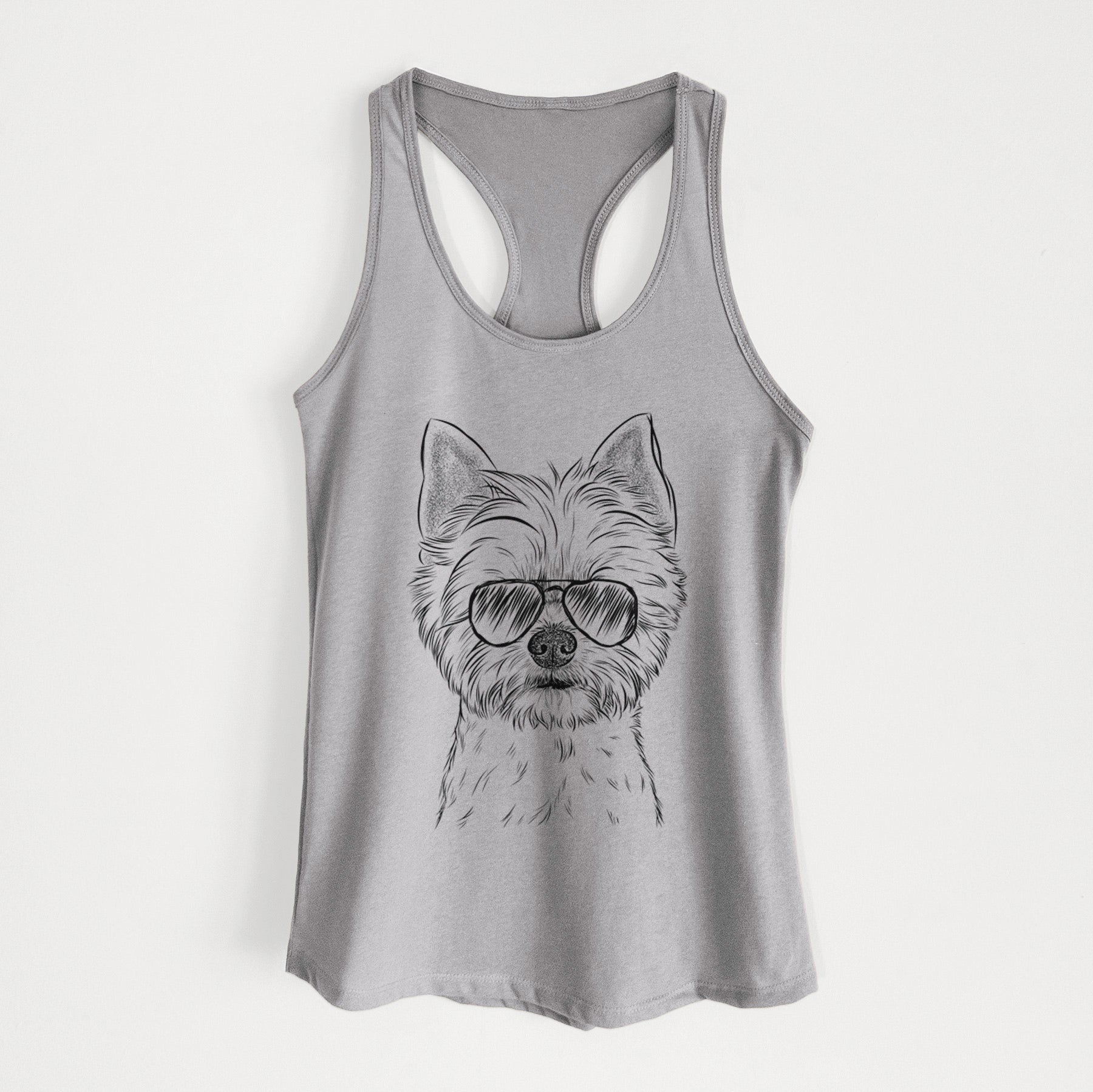 Chewy the Yorkshire Terrier - Women's Racerback Tanktop