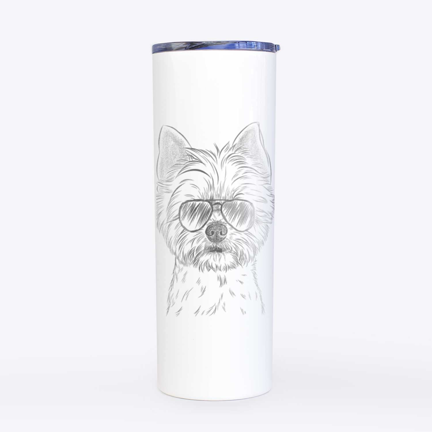 Chewy the Yorkshire Terrier - 20oz Skinny Tumbler