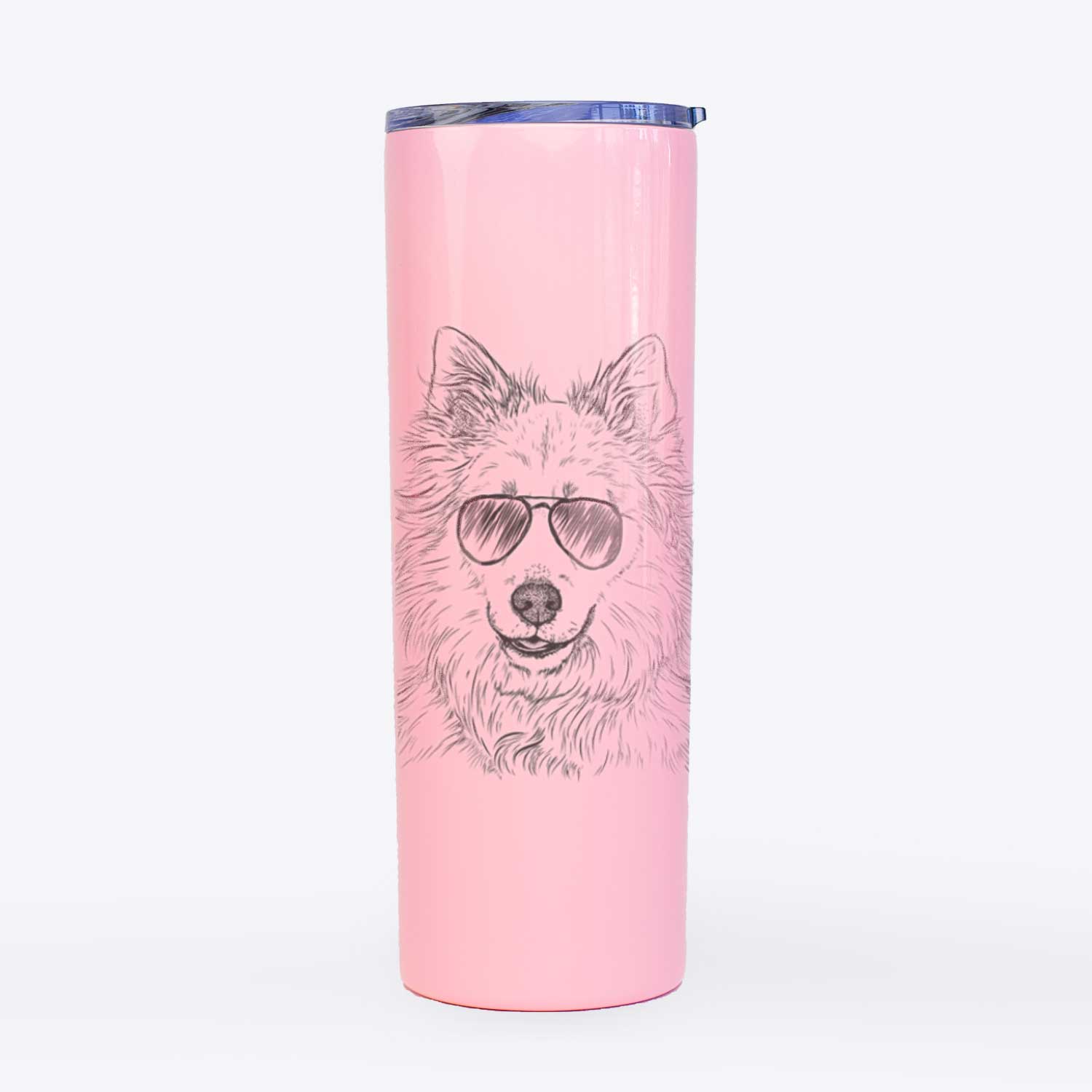 Chia the Samoyed Husky Mix - 20oz Skinny Tumbler