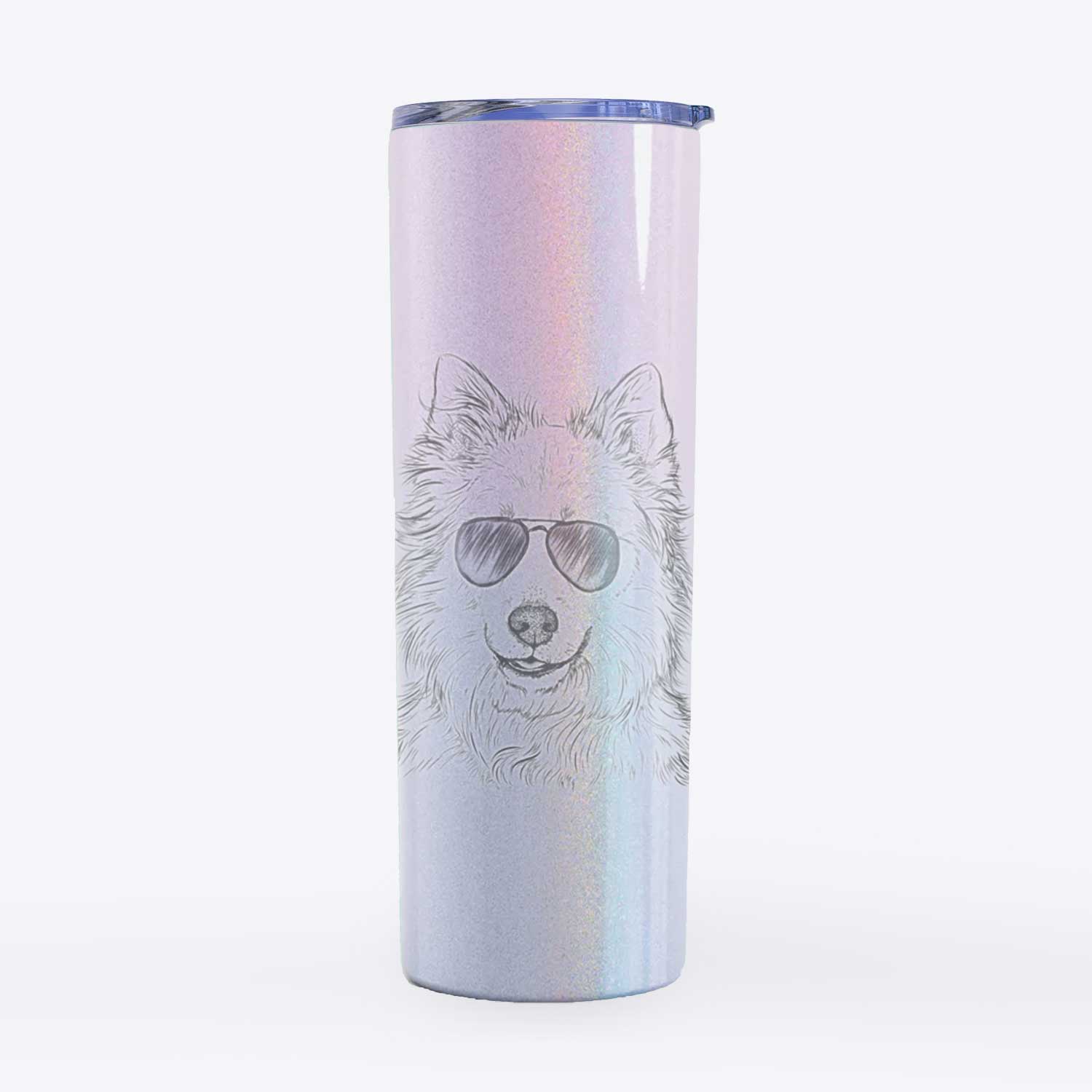 Chia the Samoyed Husky Mix - 20oz Skinny Tumbler