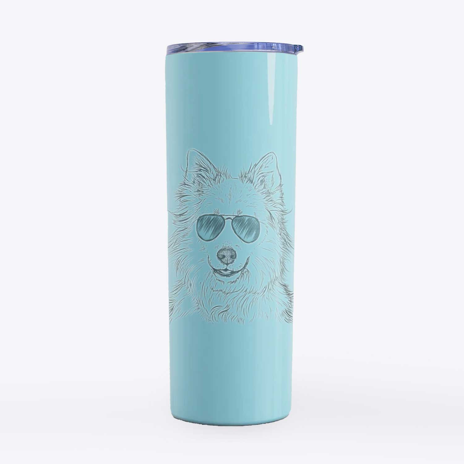 Chia the Samoyed Husky Mix - 20oz Skinny Tumbler