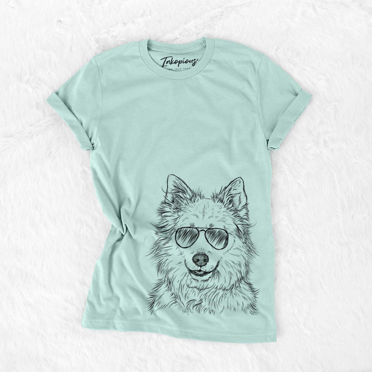 Aviator Chia the Samoyed Husky Mix - Unisex Crewneck