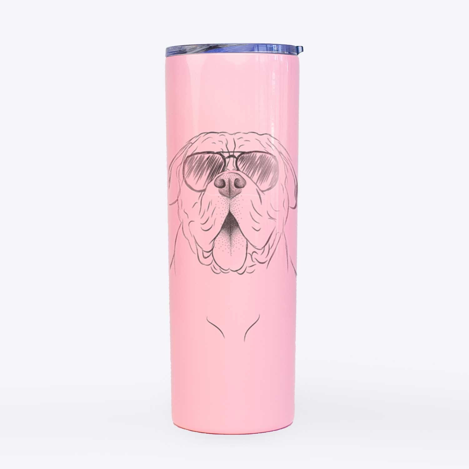 Chief the Boxer Bulldog Mix - 20oz Skinny Tumbler