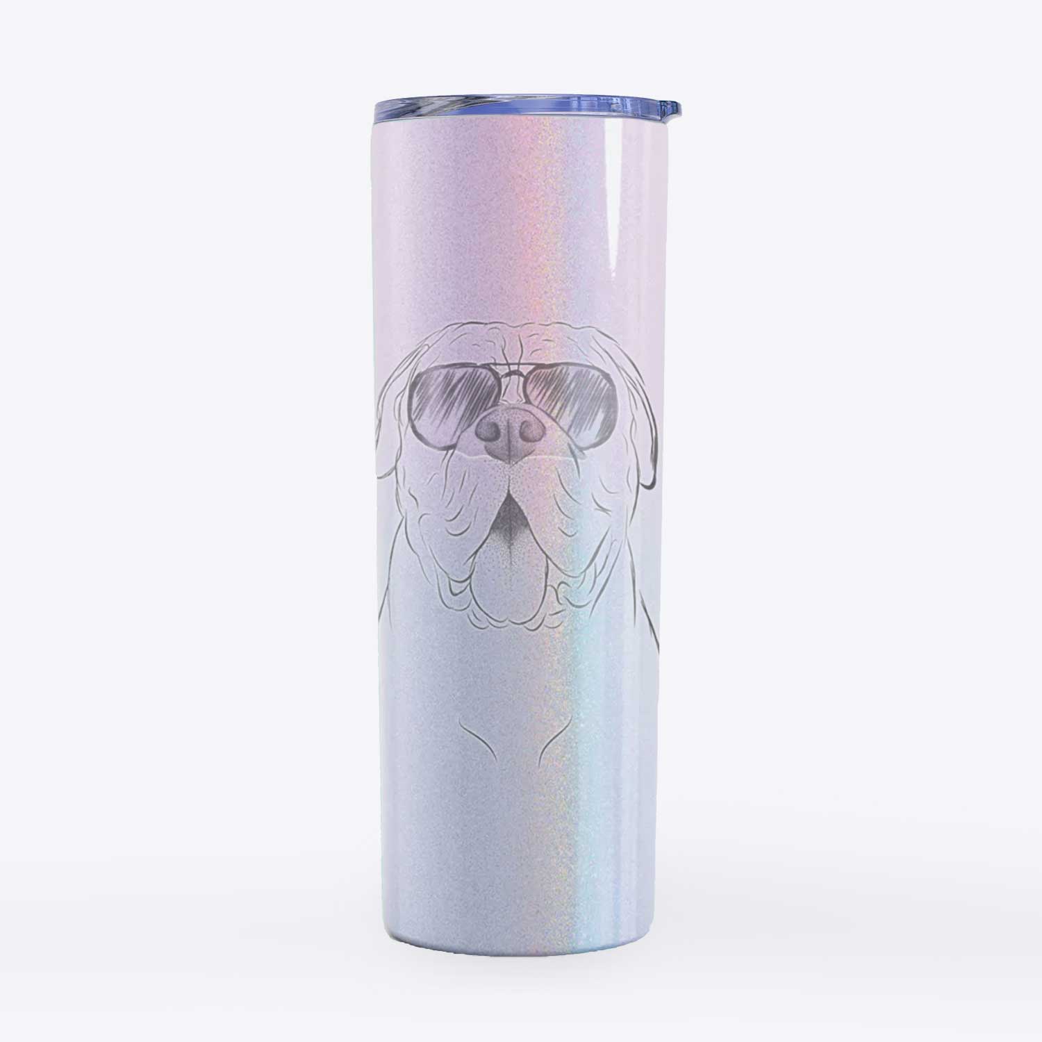 Chief the Boxer Bulldog Mix - 20oz Skinny Tumbler