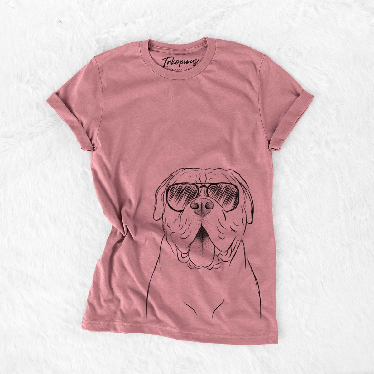 Aviator Chief the Boxer Bulldog Mix - Unisex Crewneck