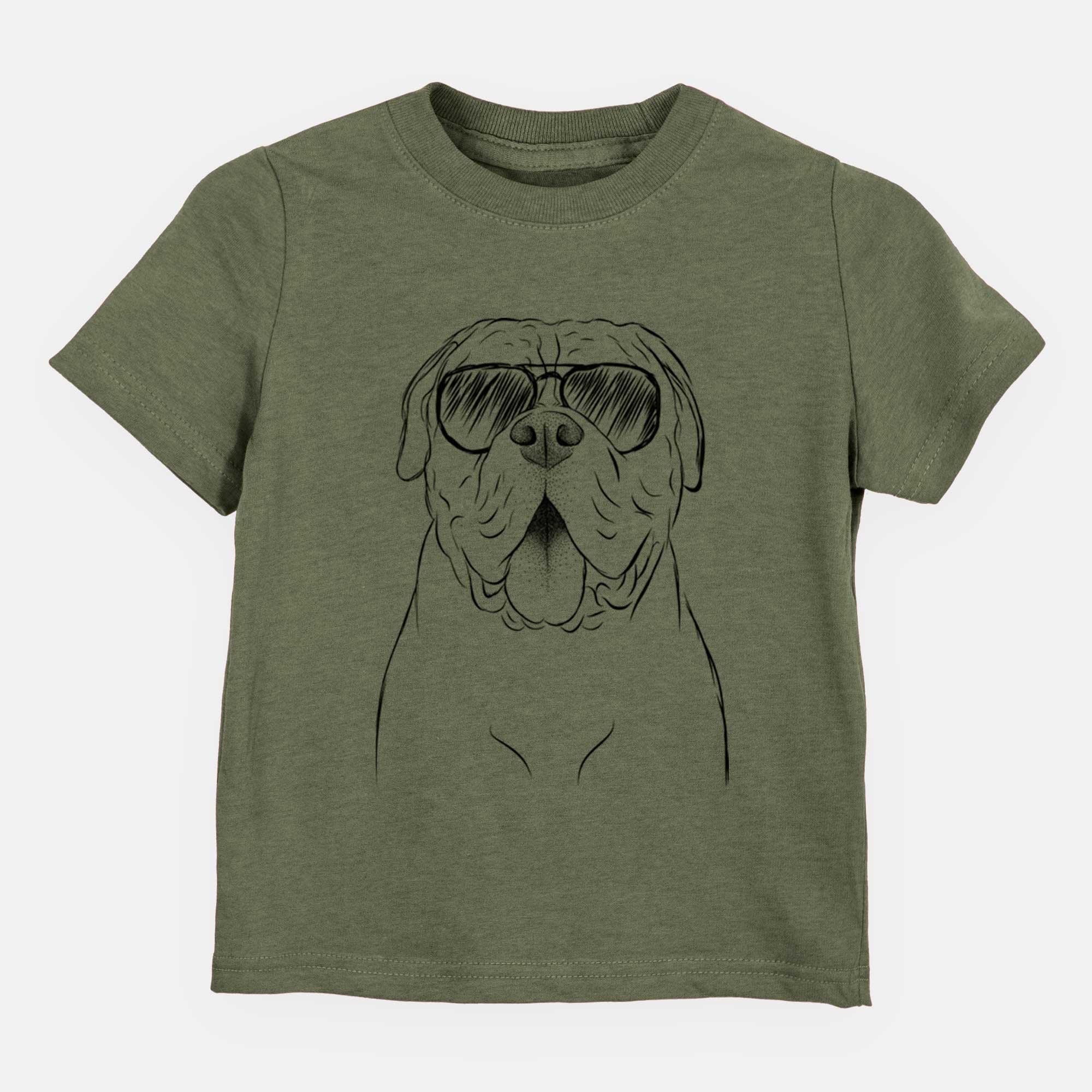 Aviator Chief the Boxer Bulldog Mix - Kids/Youth/Toddler Shirt