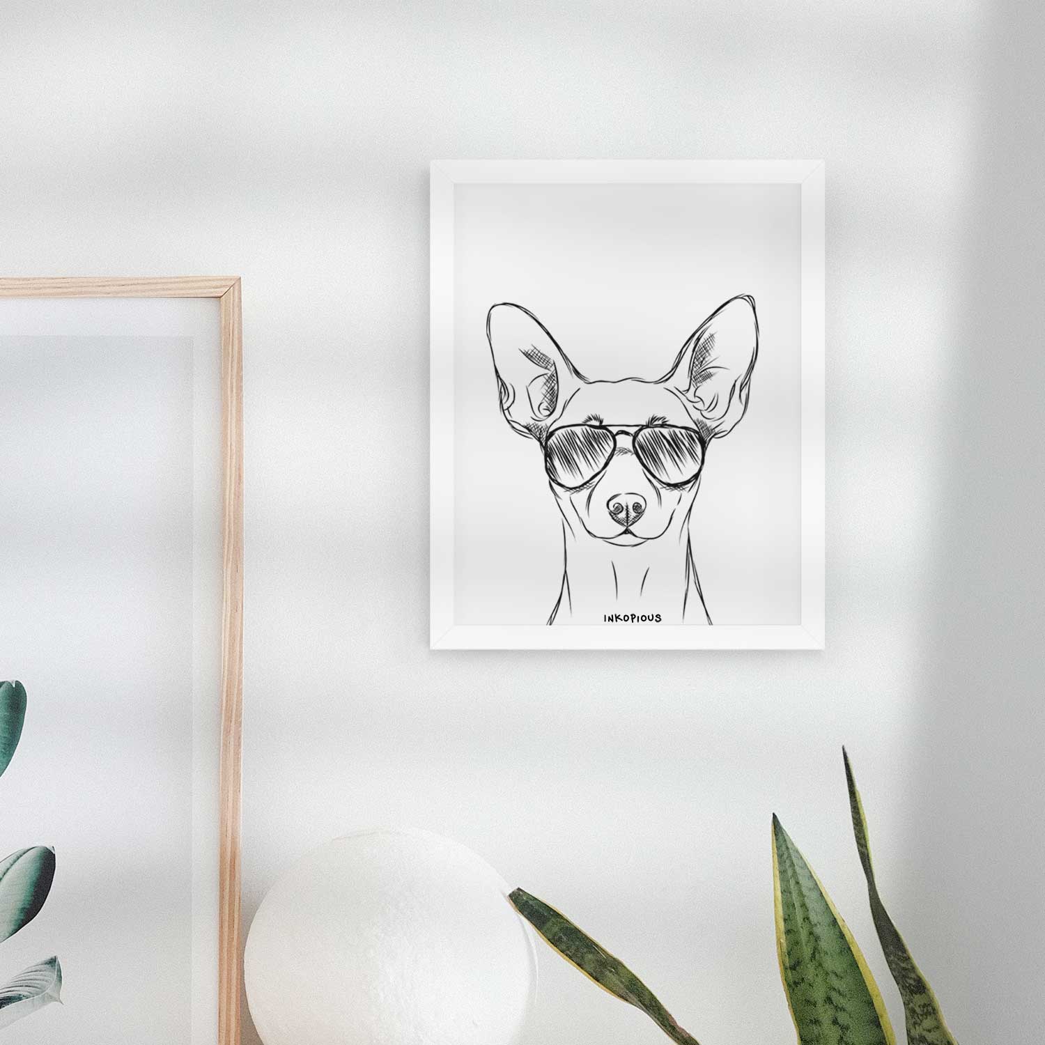 Chillie the Mini Pinscher Art Print