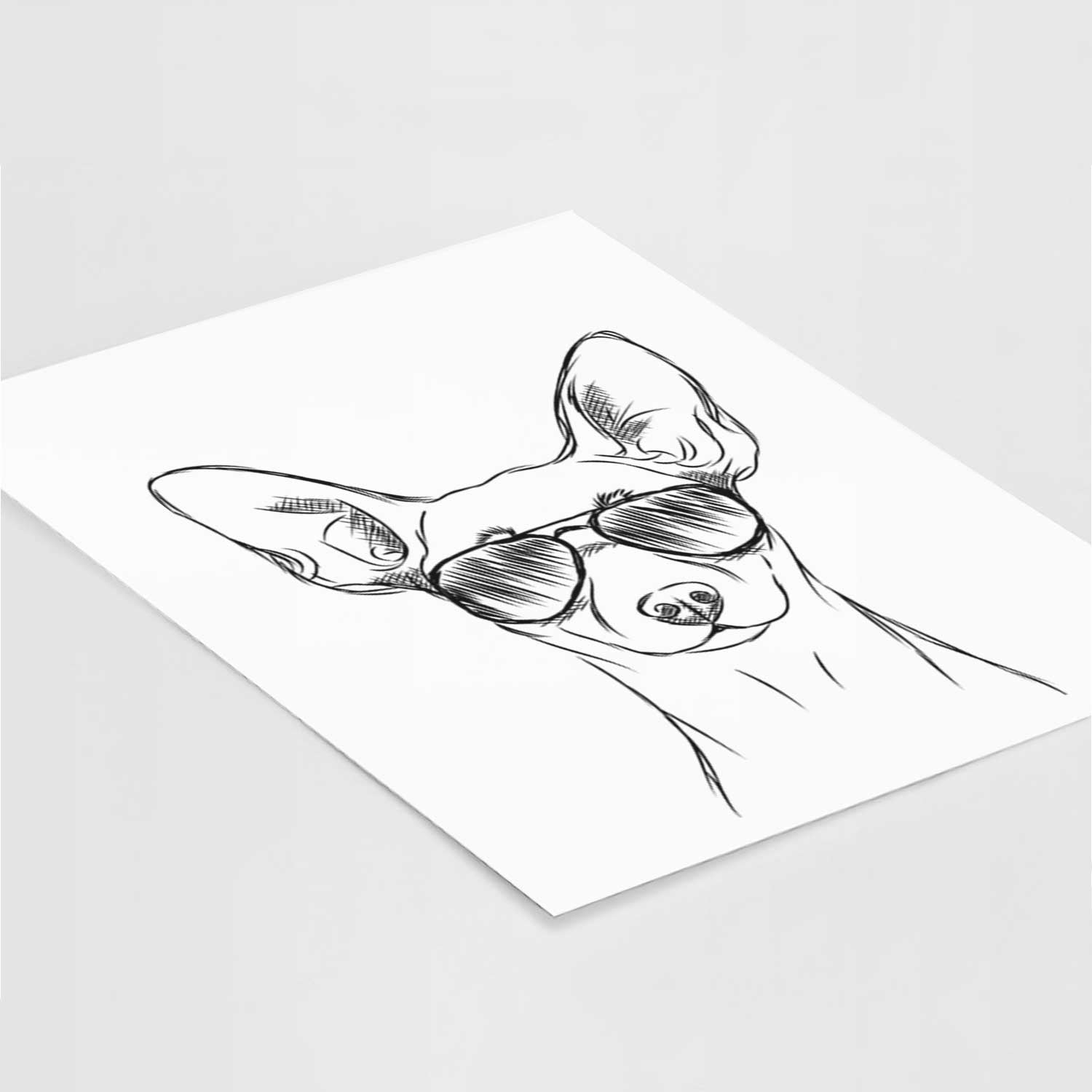 Chillie the Mini Pinscher Art Print