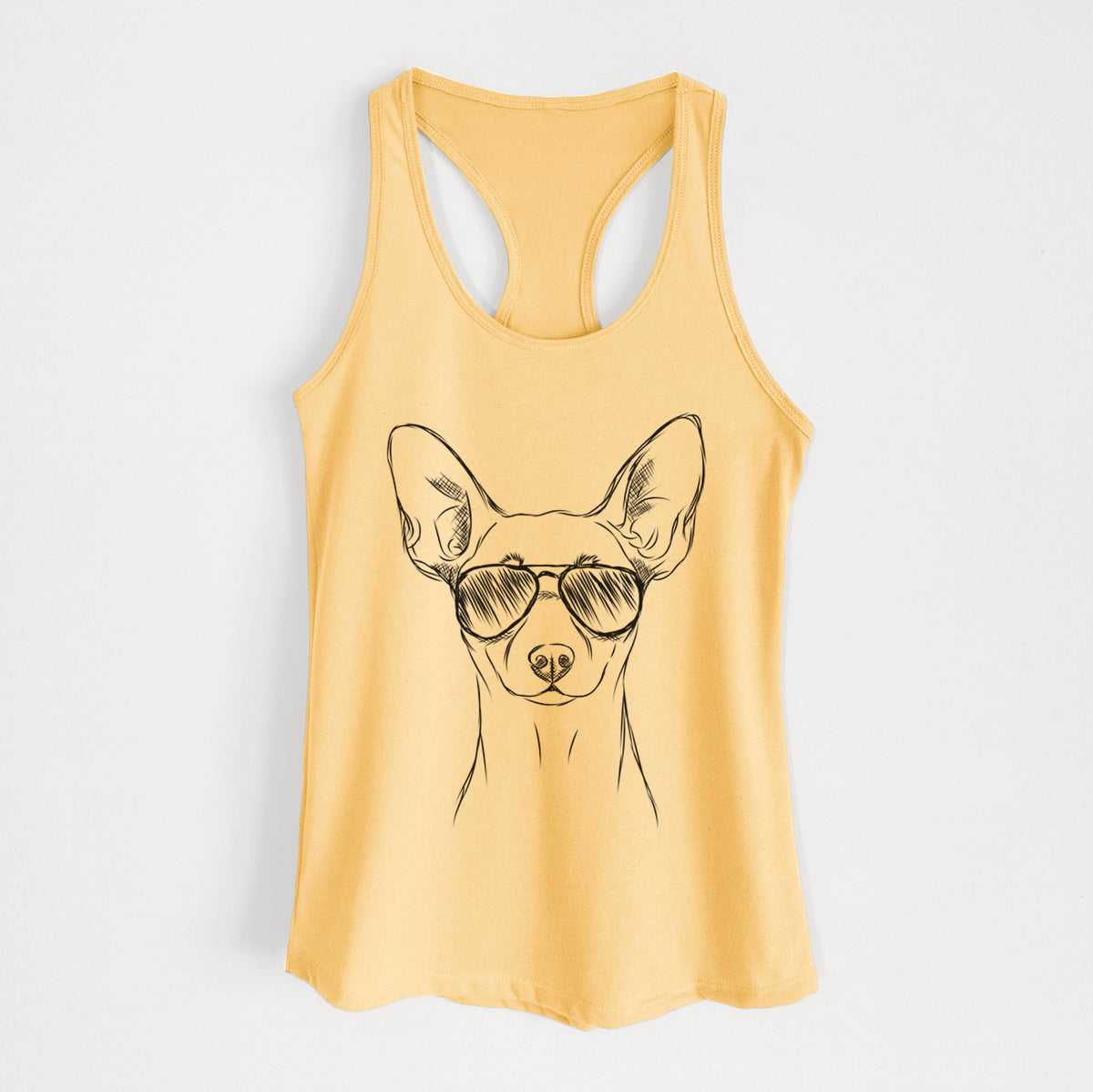 Chillie the Mini Pinscher - Women's Racerback Tanktop