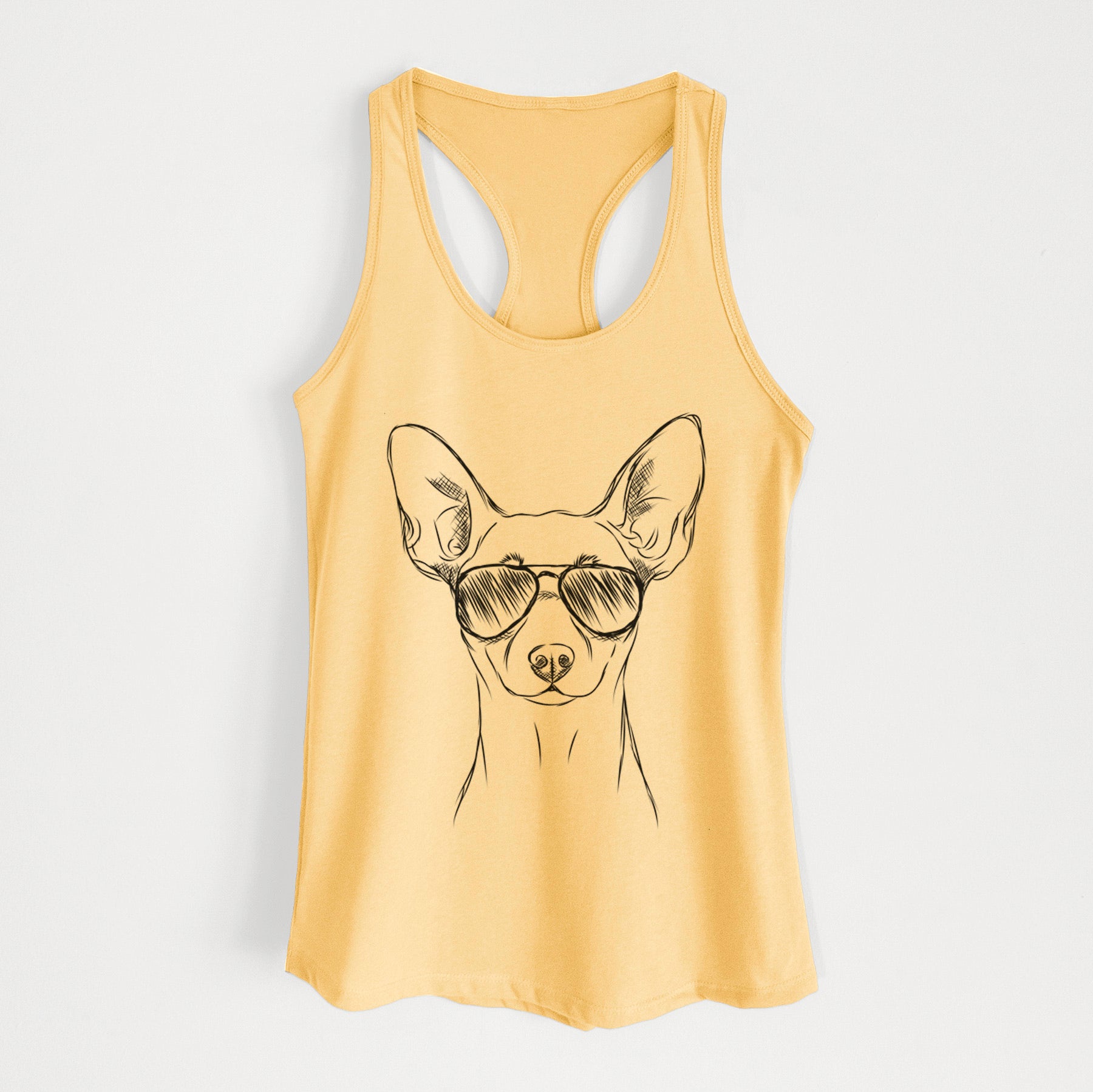 Chillie the Mini Pinscher - Women's Racerback Tanktop