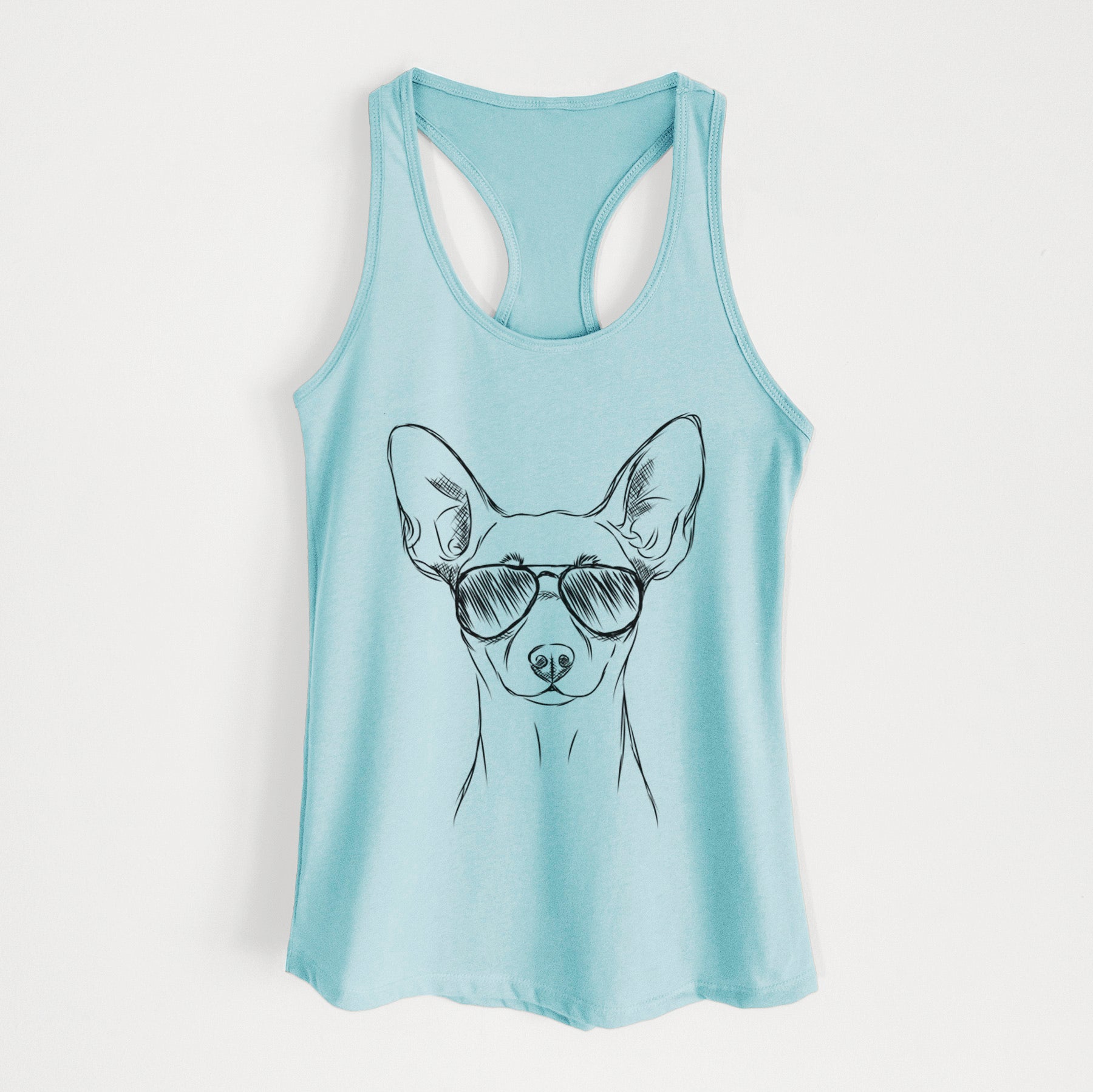 Chillie the Mini Pinscher - Women's Racerback Tanktop