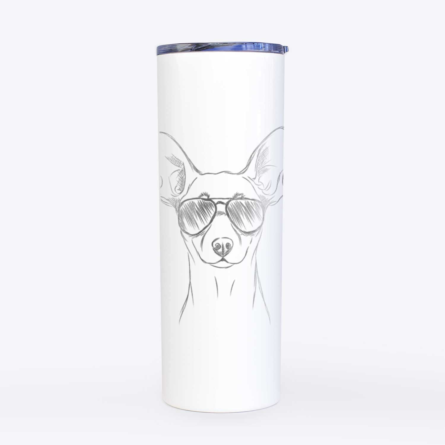 Chillie the Mini Pinscher - 20oz Skinny Tumbler