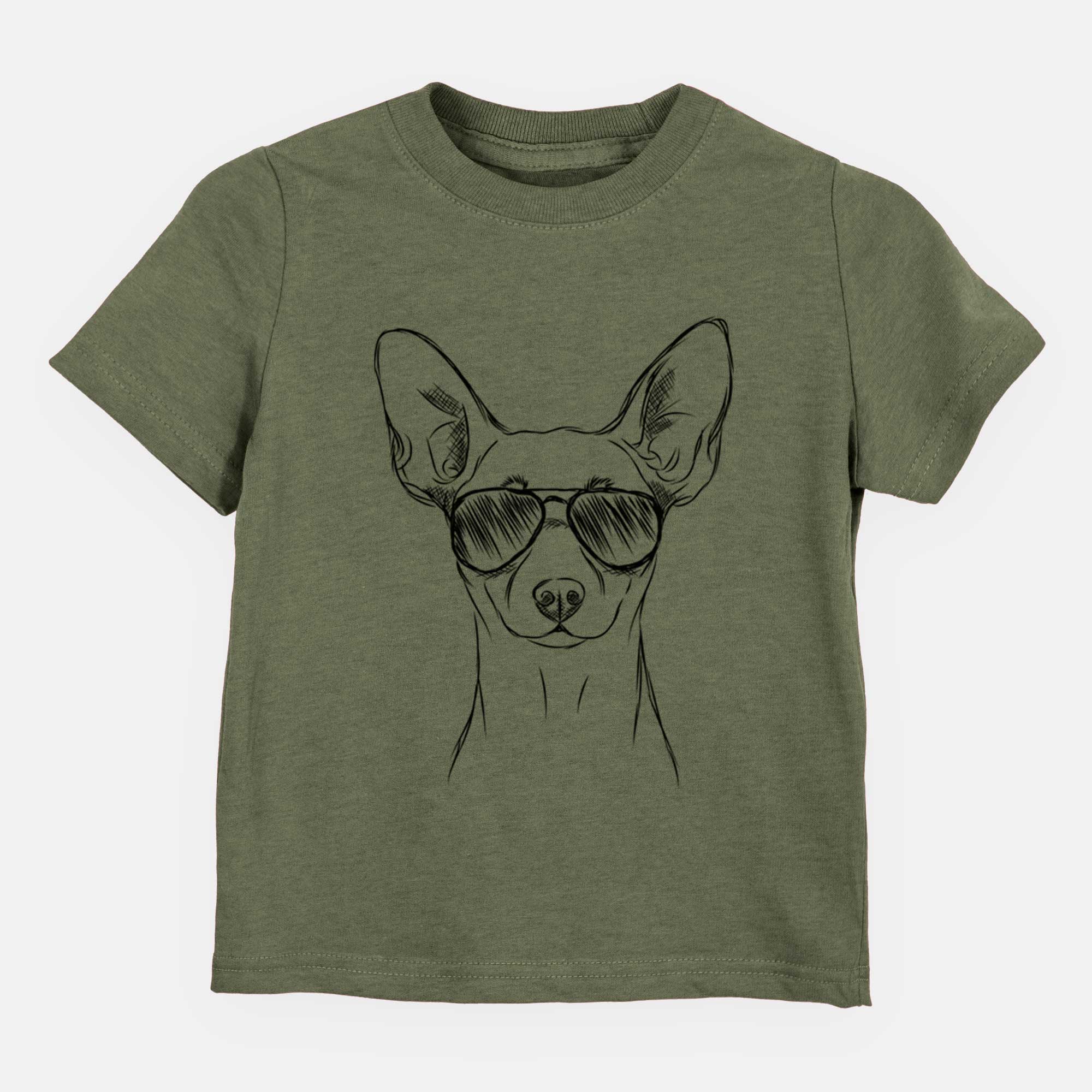 Aviator Chillie the Mini Pinscher - Kids/Youth/Toddler Shirt