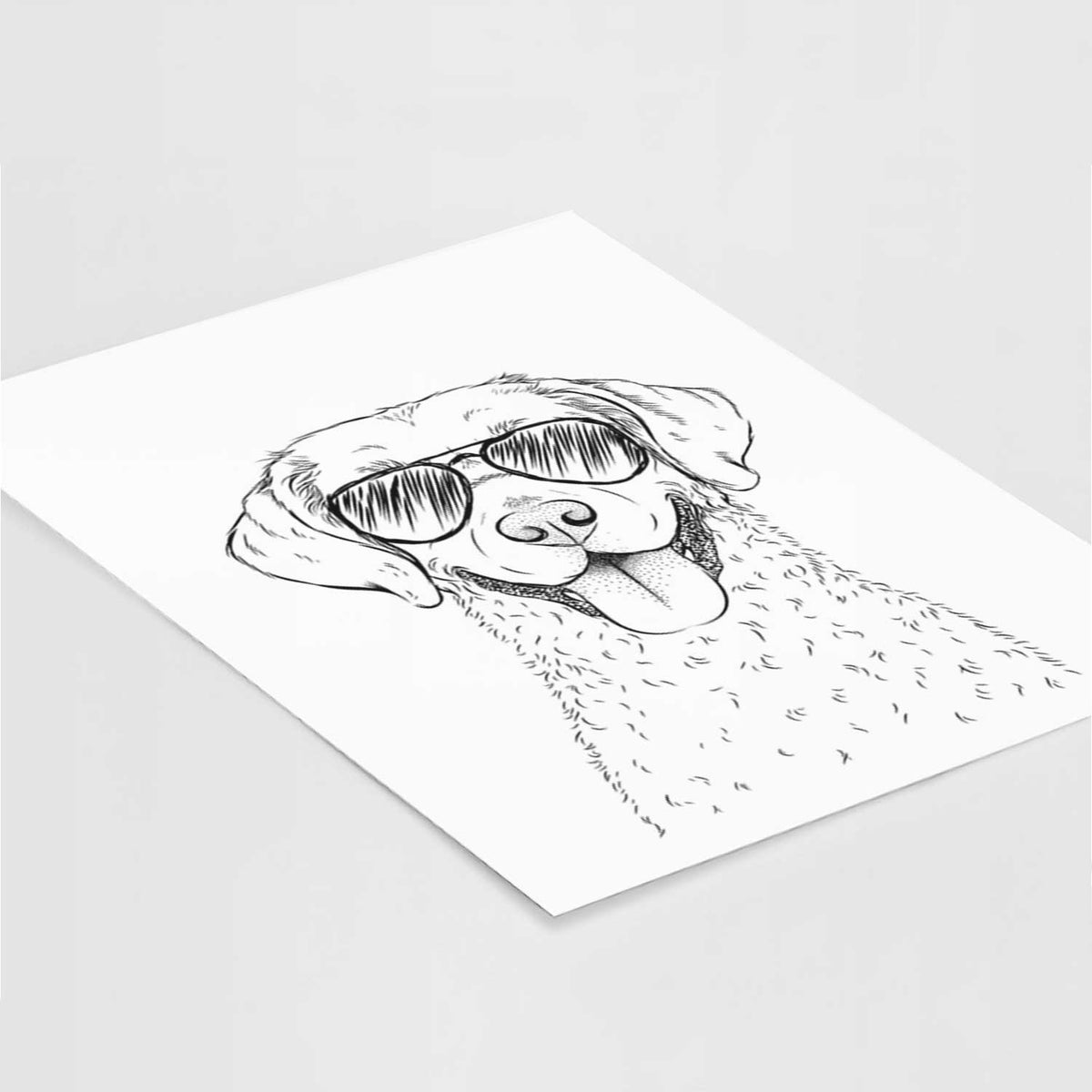 Chip the Chesapeake Bay Retriever Art Print