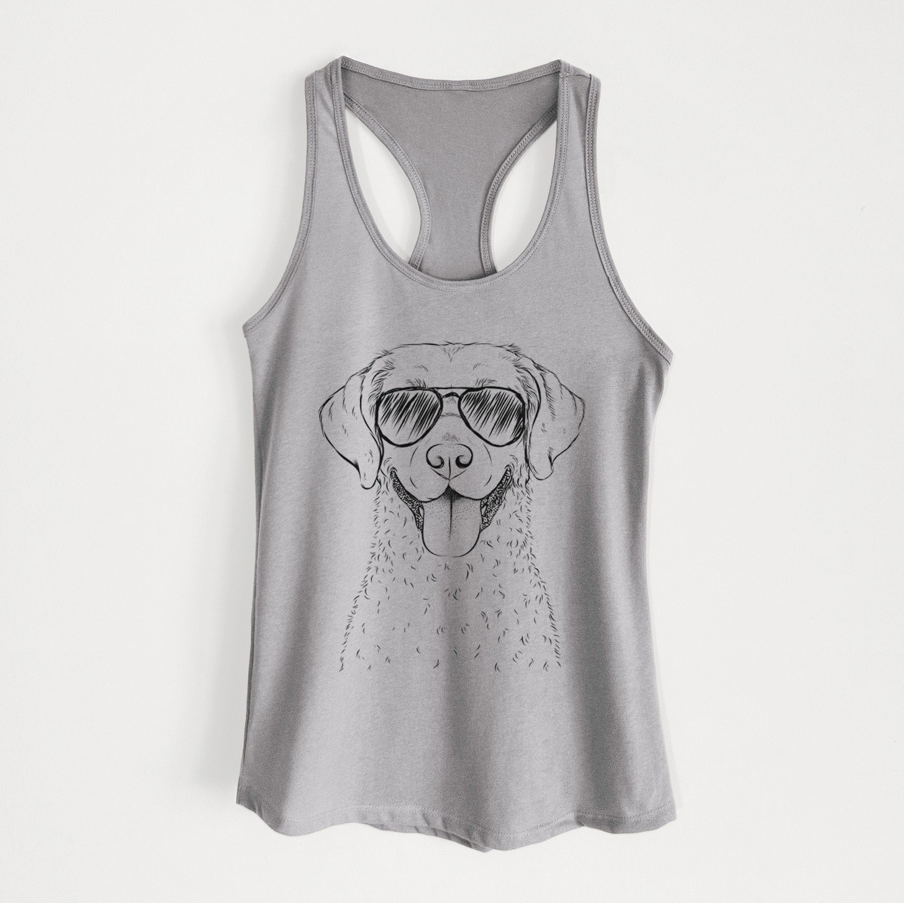 Chip the Chesapeake Bay Retriever - Women's Racerback Tanktop