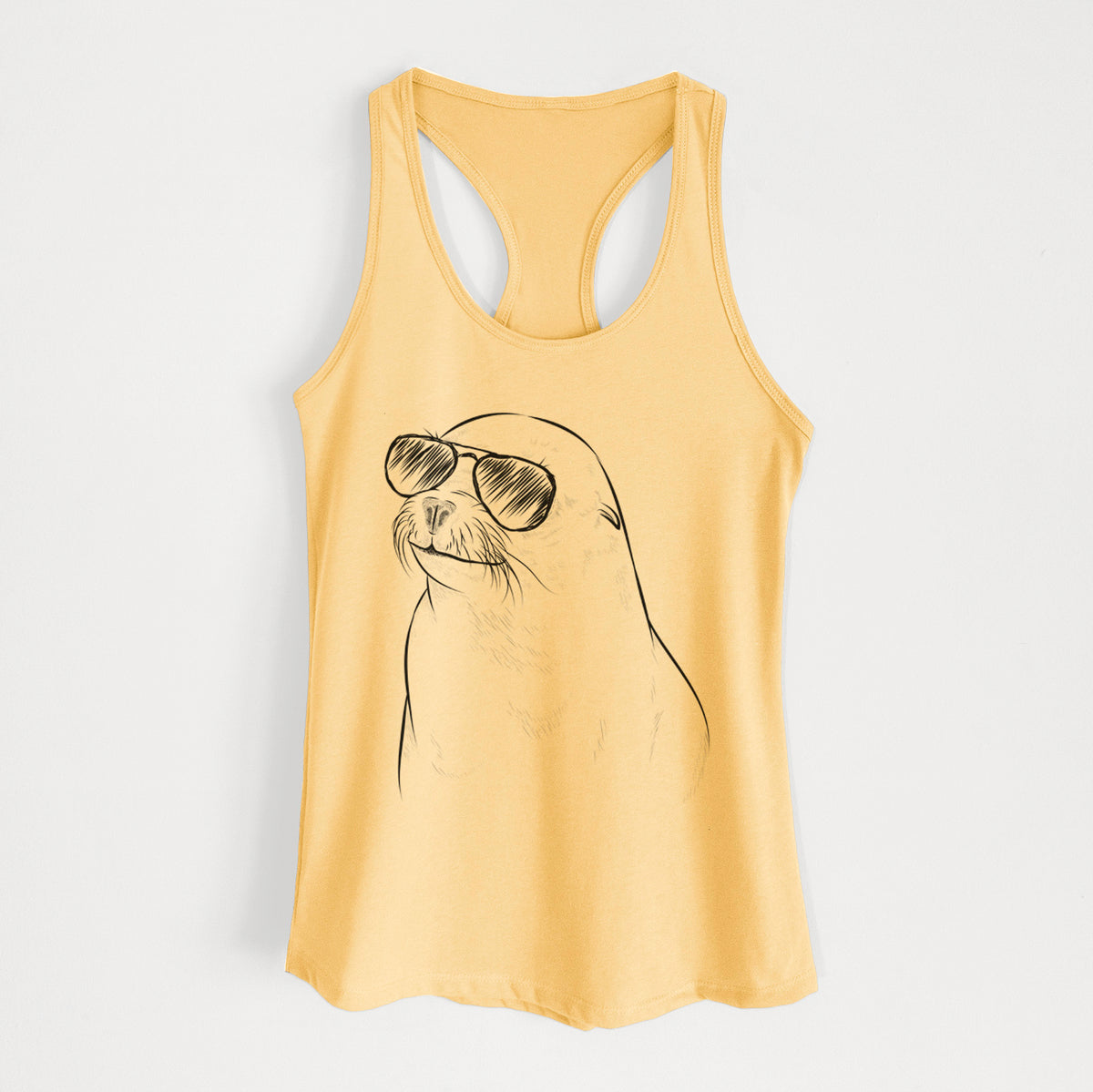 Chip the California Sea Lion - Women's Racerback Tanktop