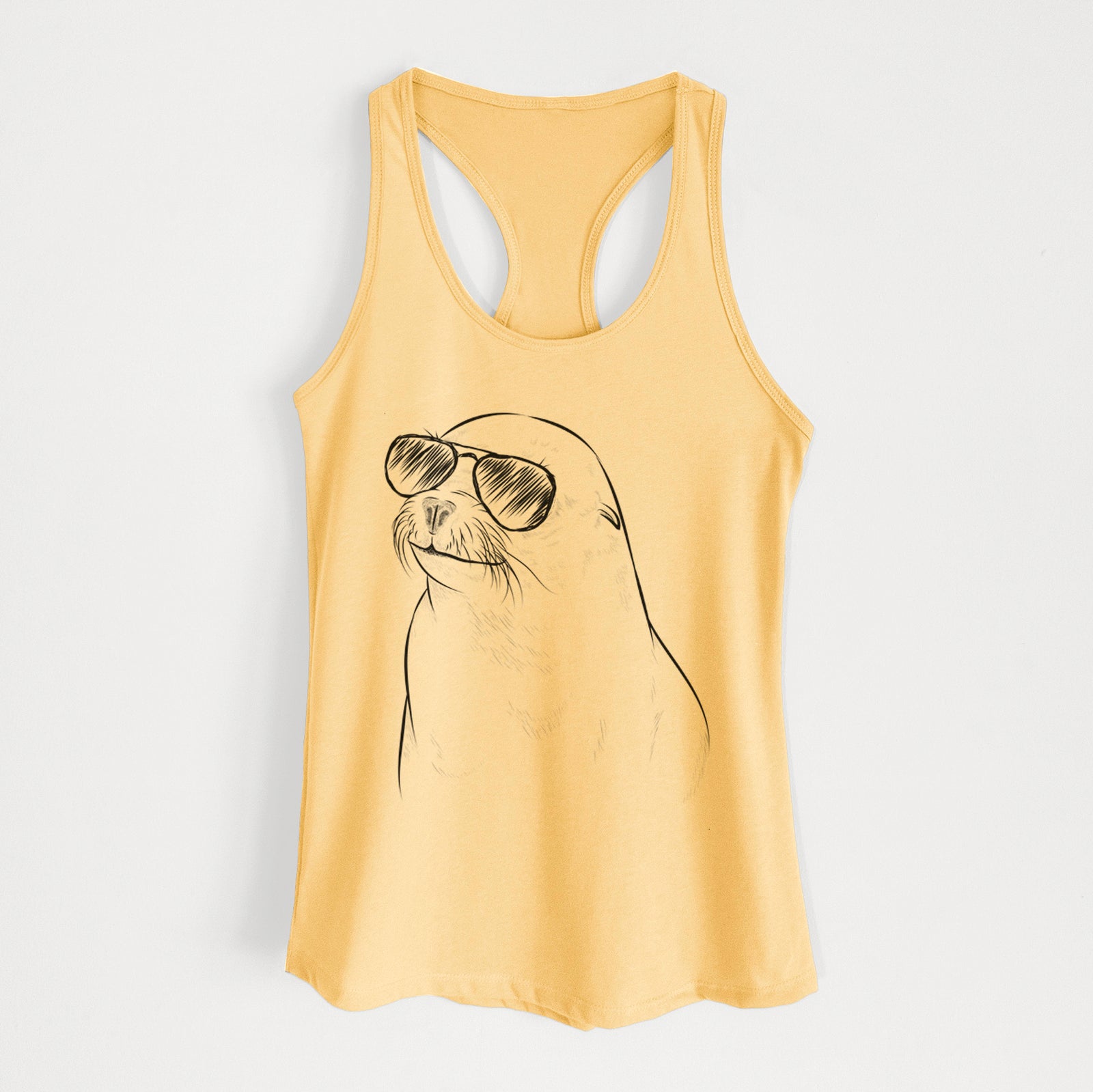 Chip the California Sea Lion - Women's Racerback Tanktop