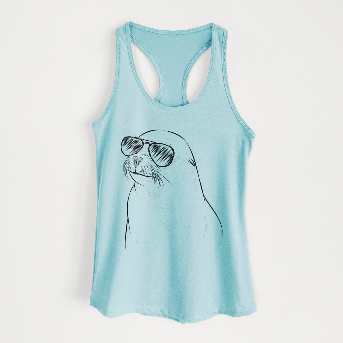 Chip the California Sea Lion - Women's Racerback Tanktop
