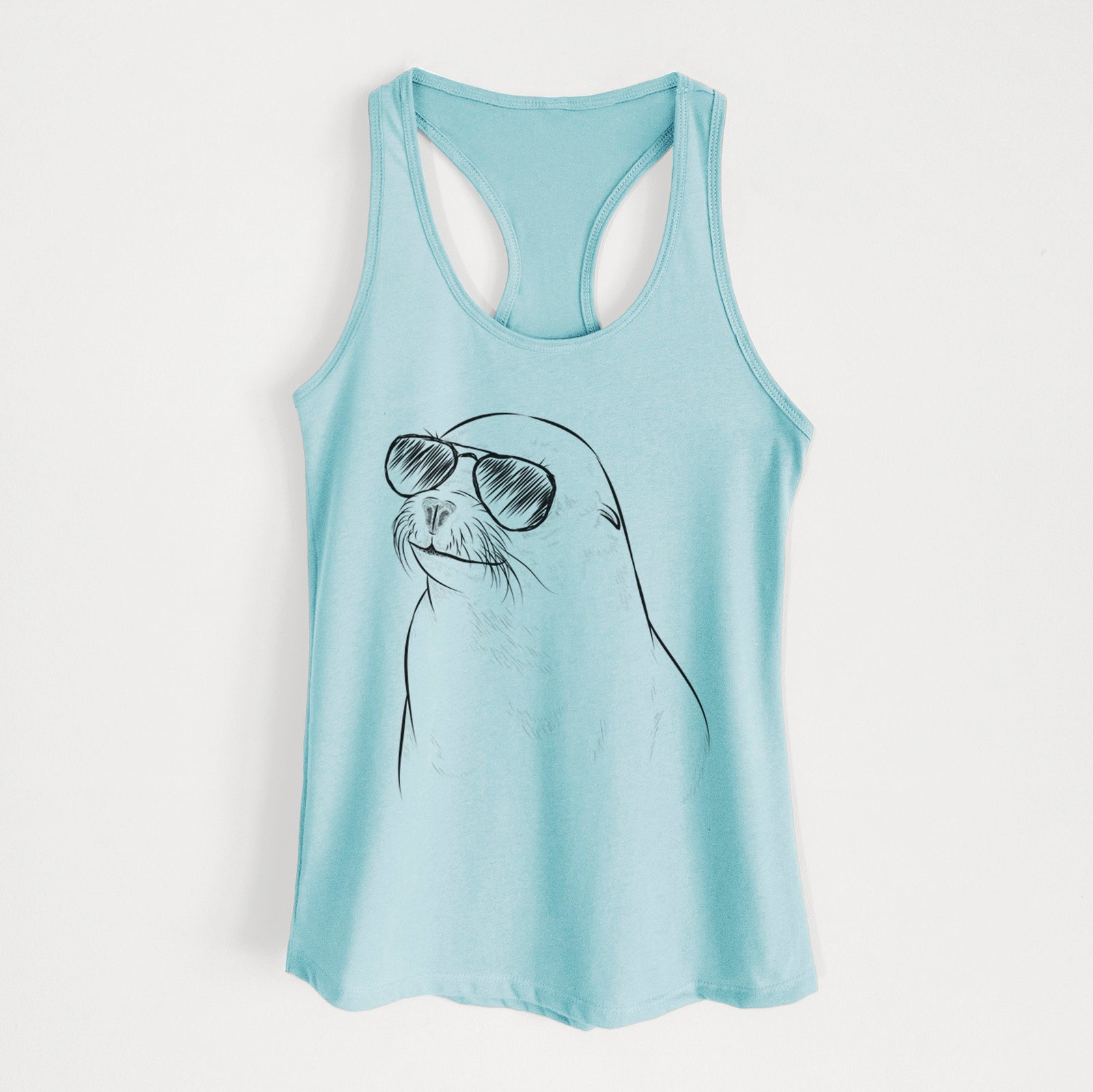 Chip the California Sea Lion - Women's Racerback Tanktop