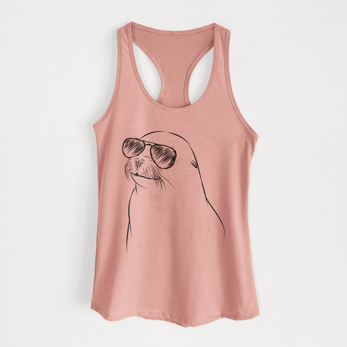 Chip the California Sea Lion - Women's Racerback Tanktop