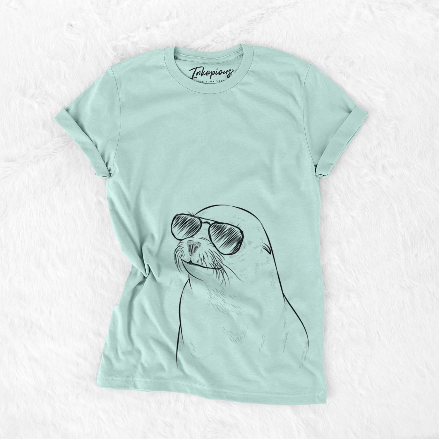 Aviator Chip the California Sea Lion - Unisex Crewneck