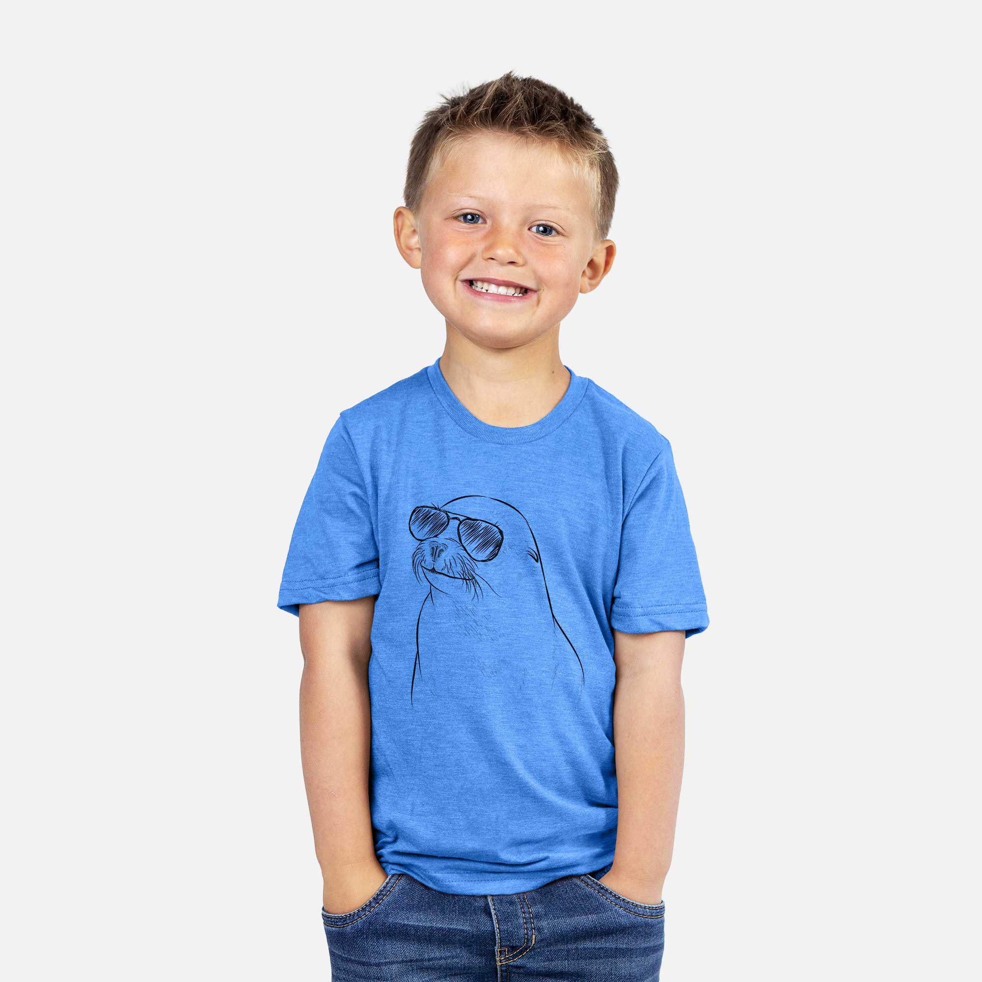 Aviator Chip the California Sea Lion - Kids/Youth/Toddler Shirt