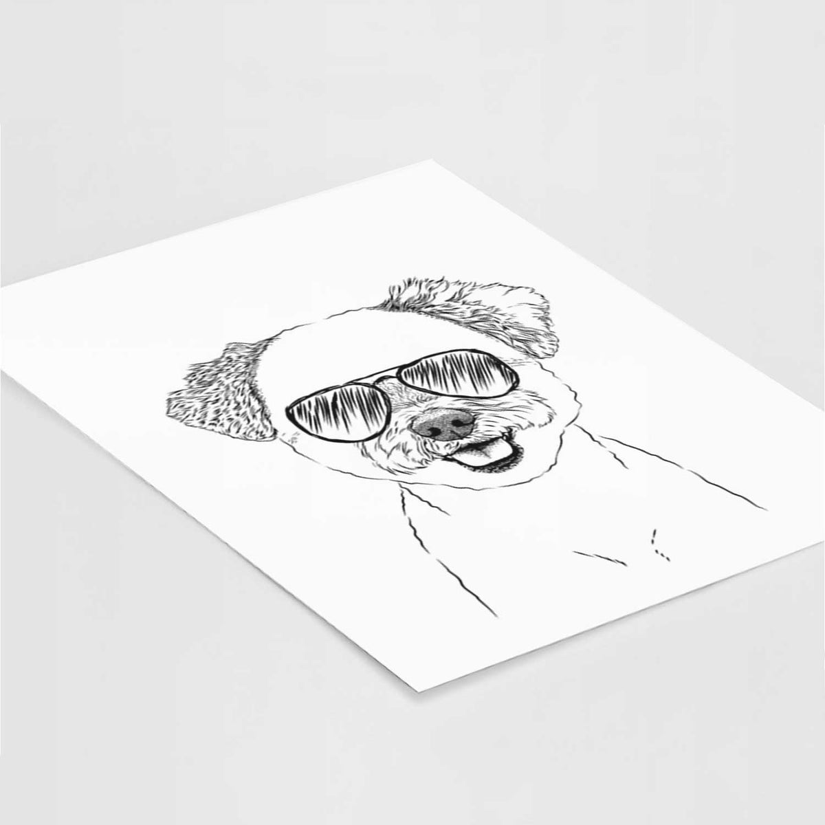 Chippy the Mixed Breed Art Print