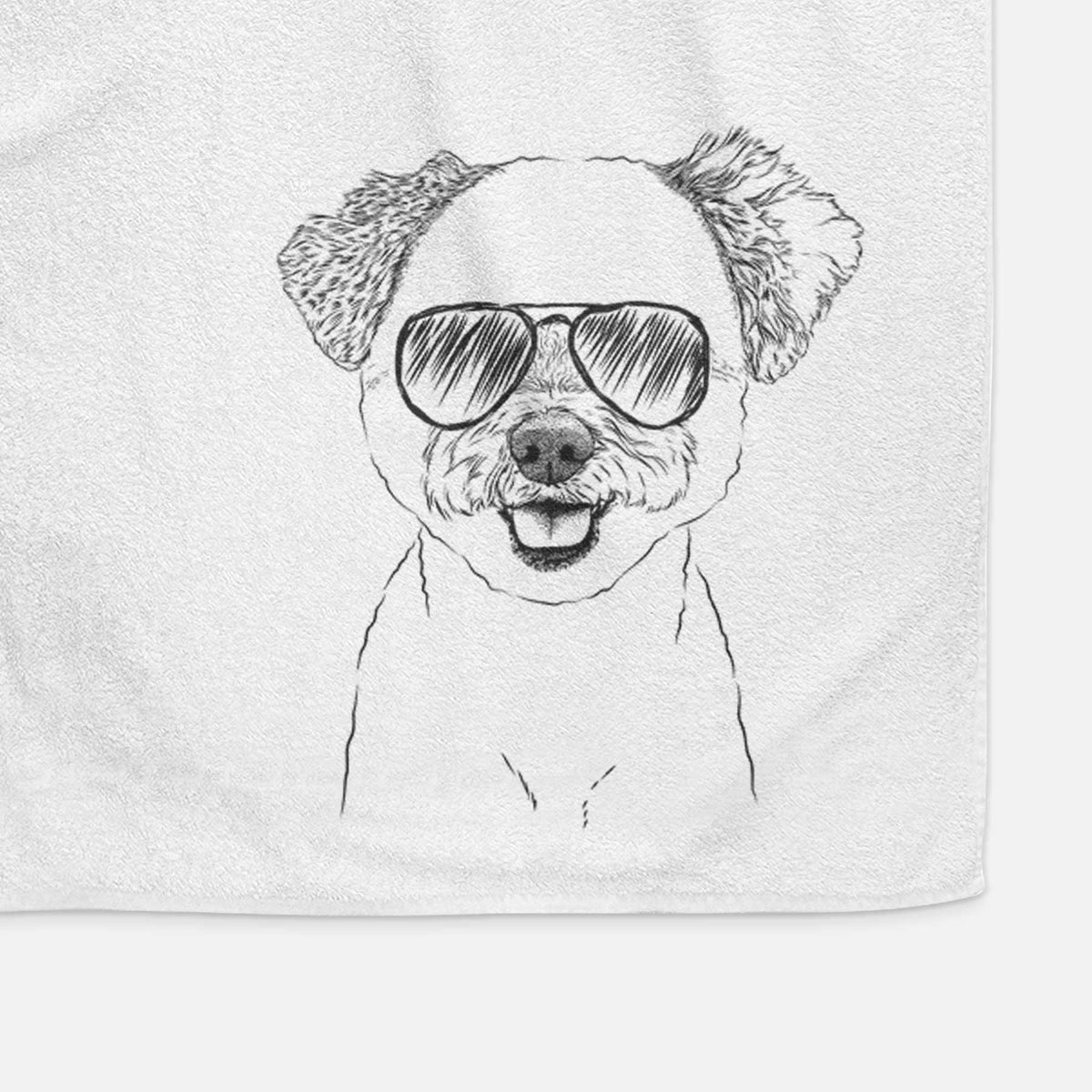 Chippy the Mixed Breed Decorative Hand Towel