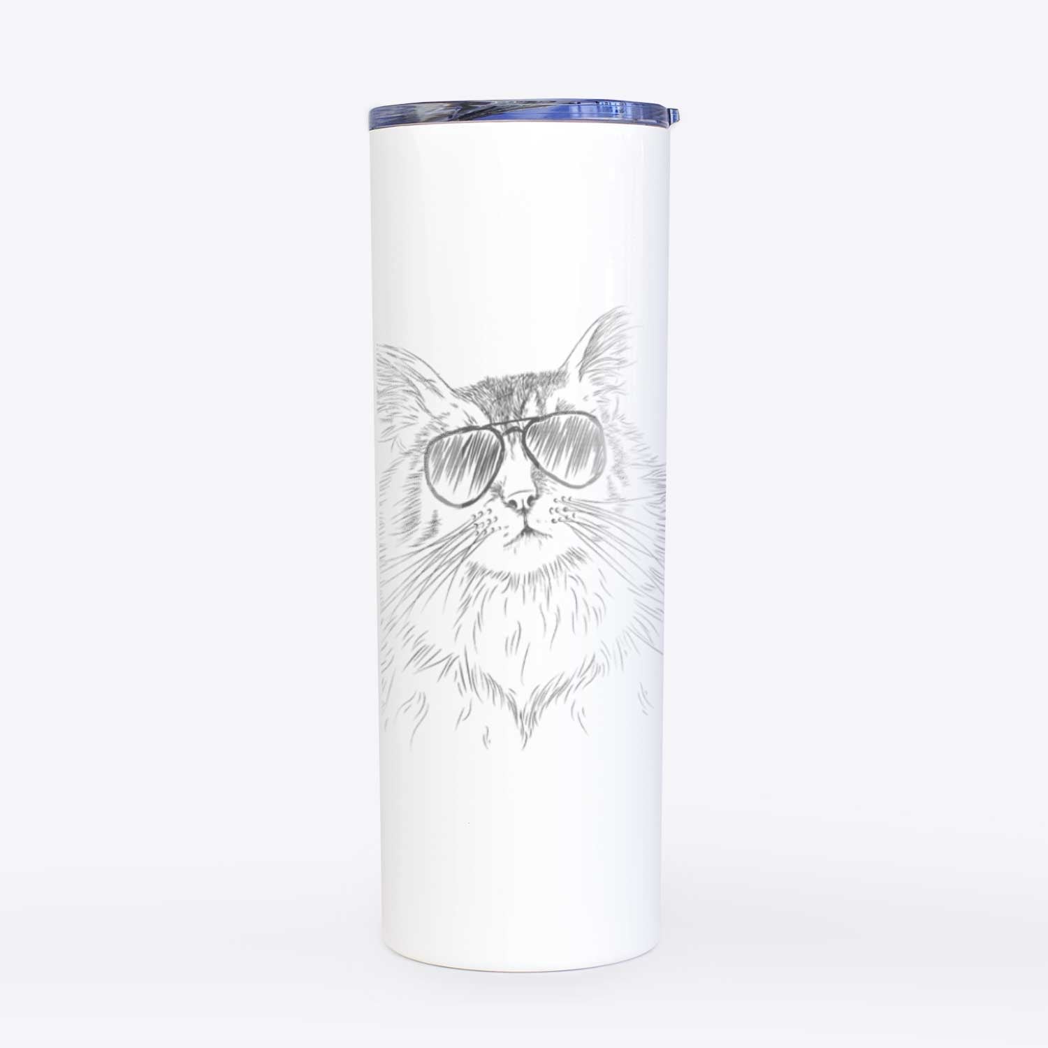 Chloe the Tabby Cat - 20oz Skinny Tumbler