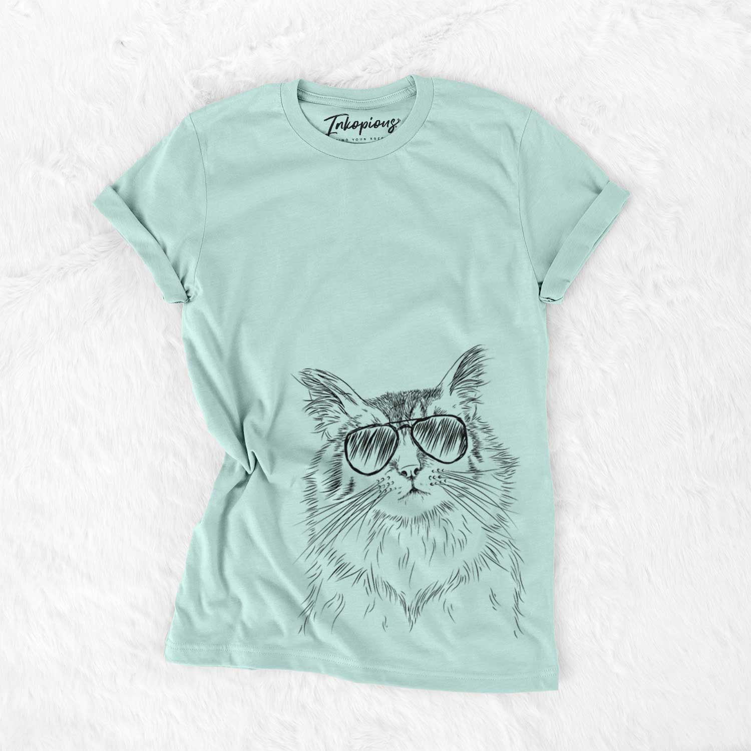 Aviator Chloe the Tabby Cat - Unisex Crewneck